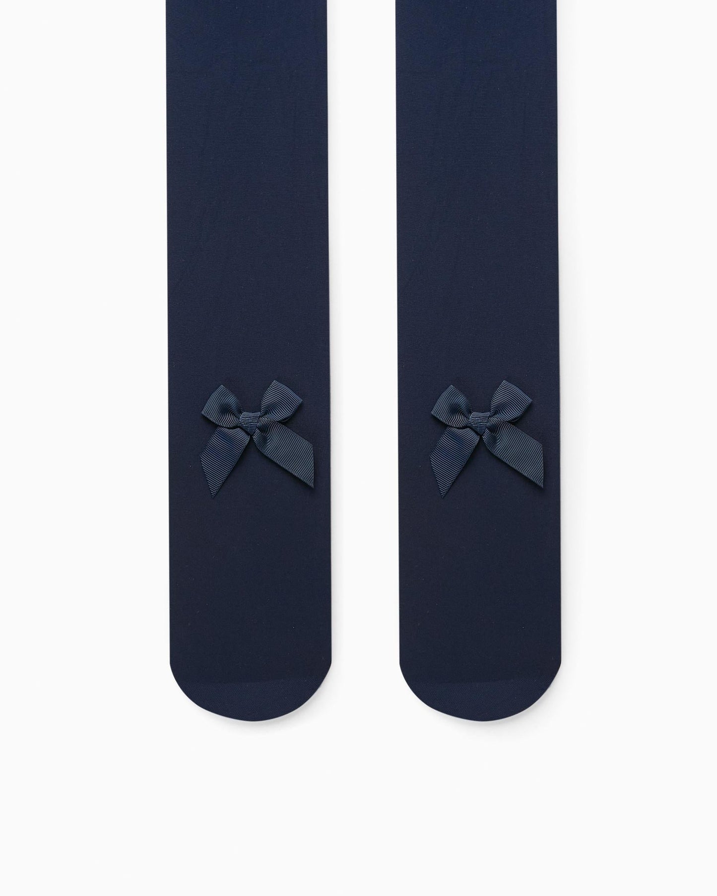 Tights with Bow for Girls, Dark Blue