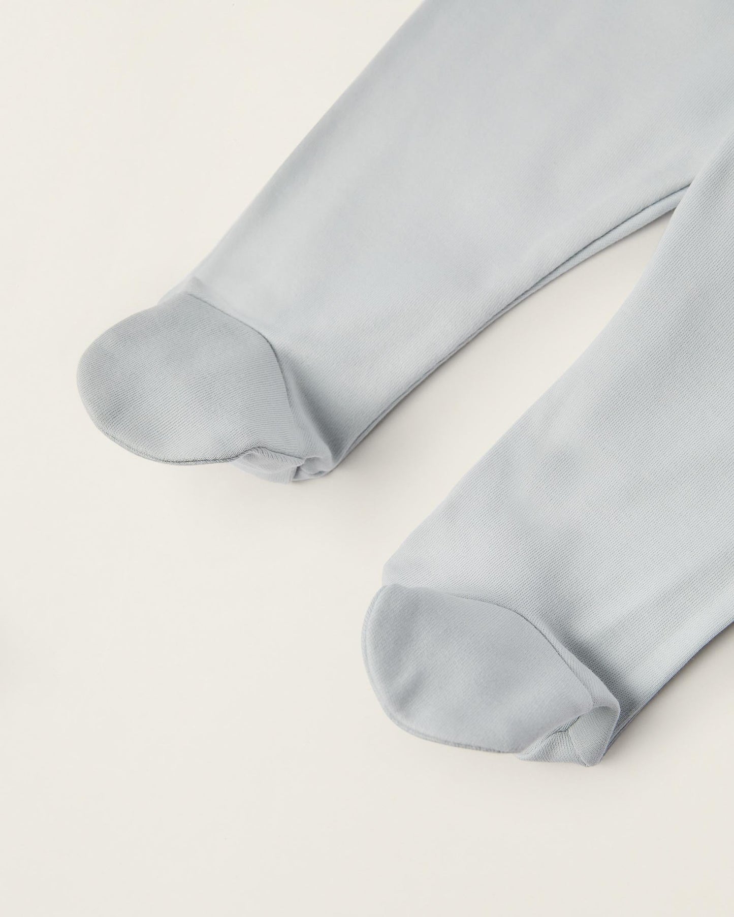 Pack of 4 Trousers with Folds for Newborns and Babies, White/Mint