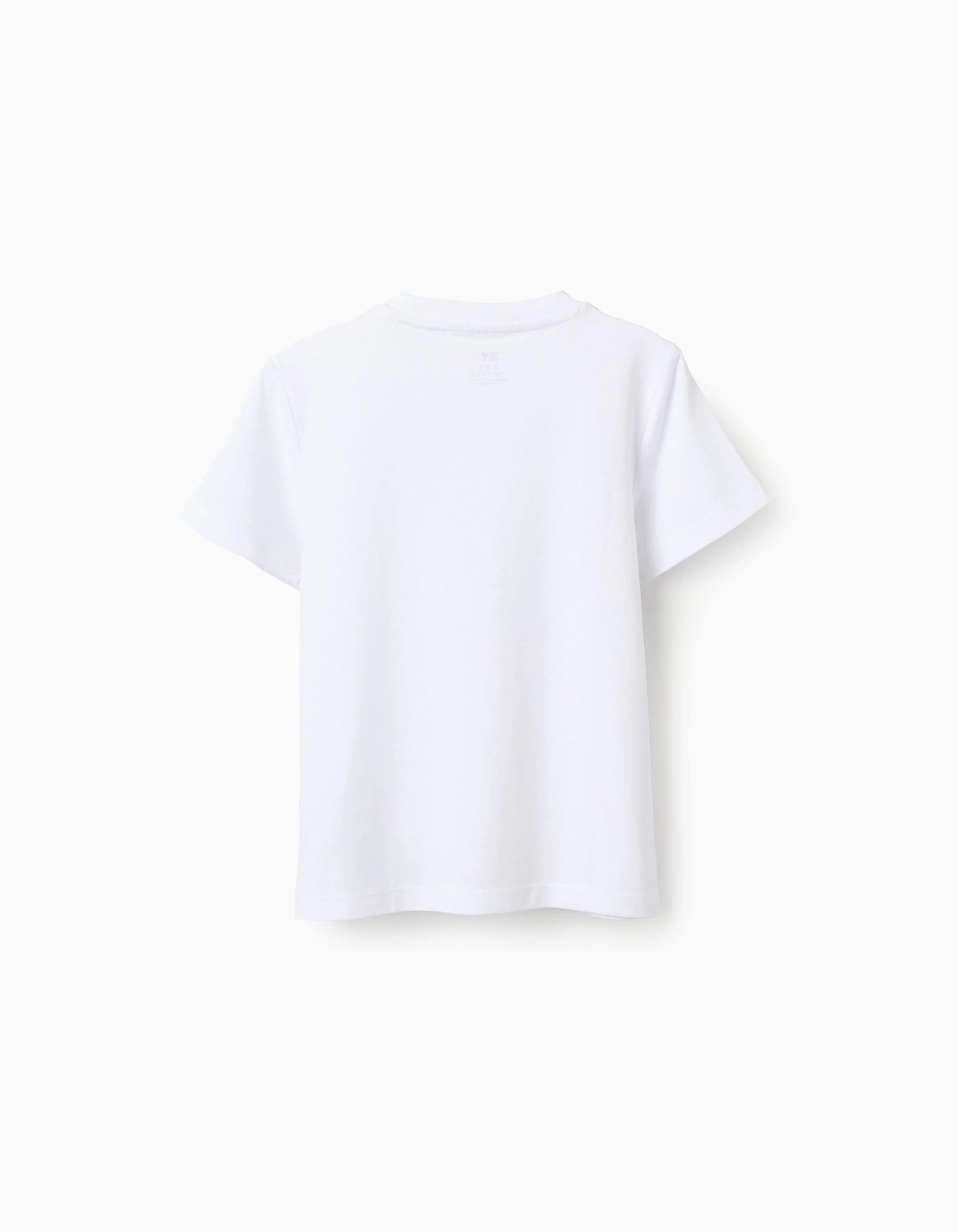 Pack of 2 Cotton T-shirts for Boys, White