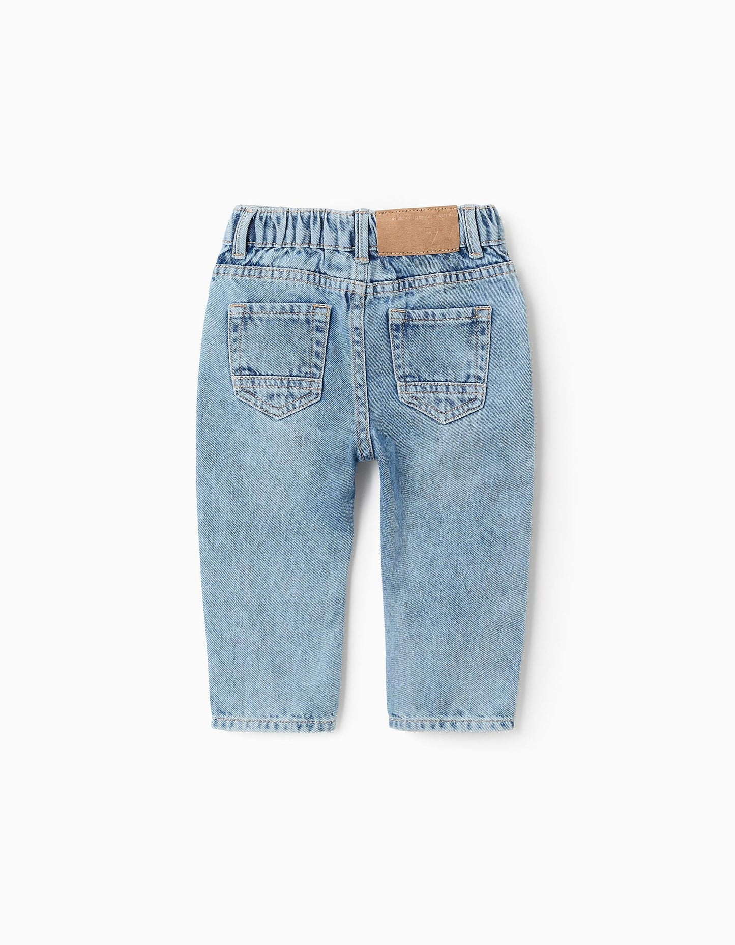 Cotton Denim Trousers for Baby Boys 'Baggy', Blue