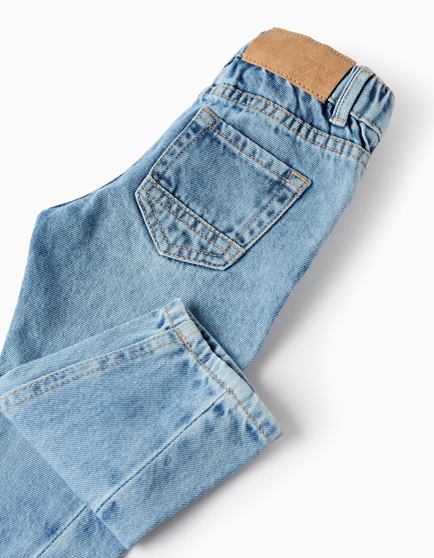 Cotton Denim Trousers for Baby Boys 'Baggy', Blue