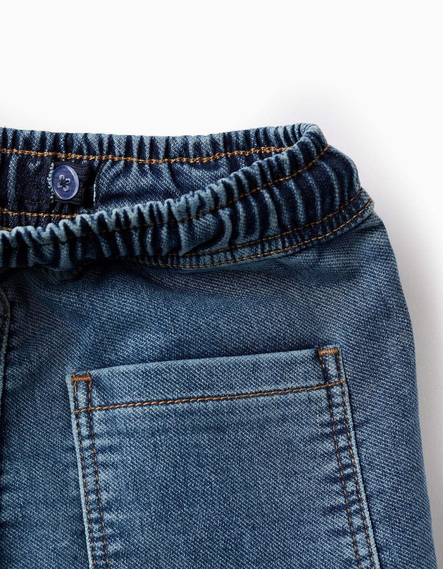 Denim Cargo Jeans for Boys, Blue