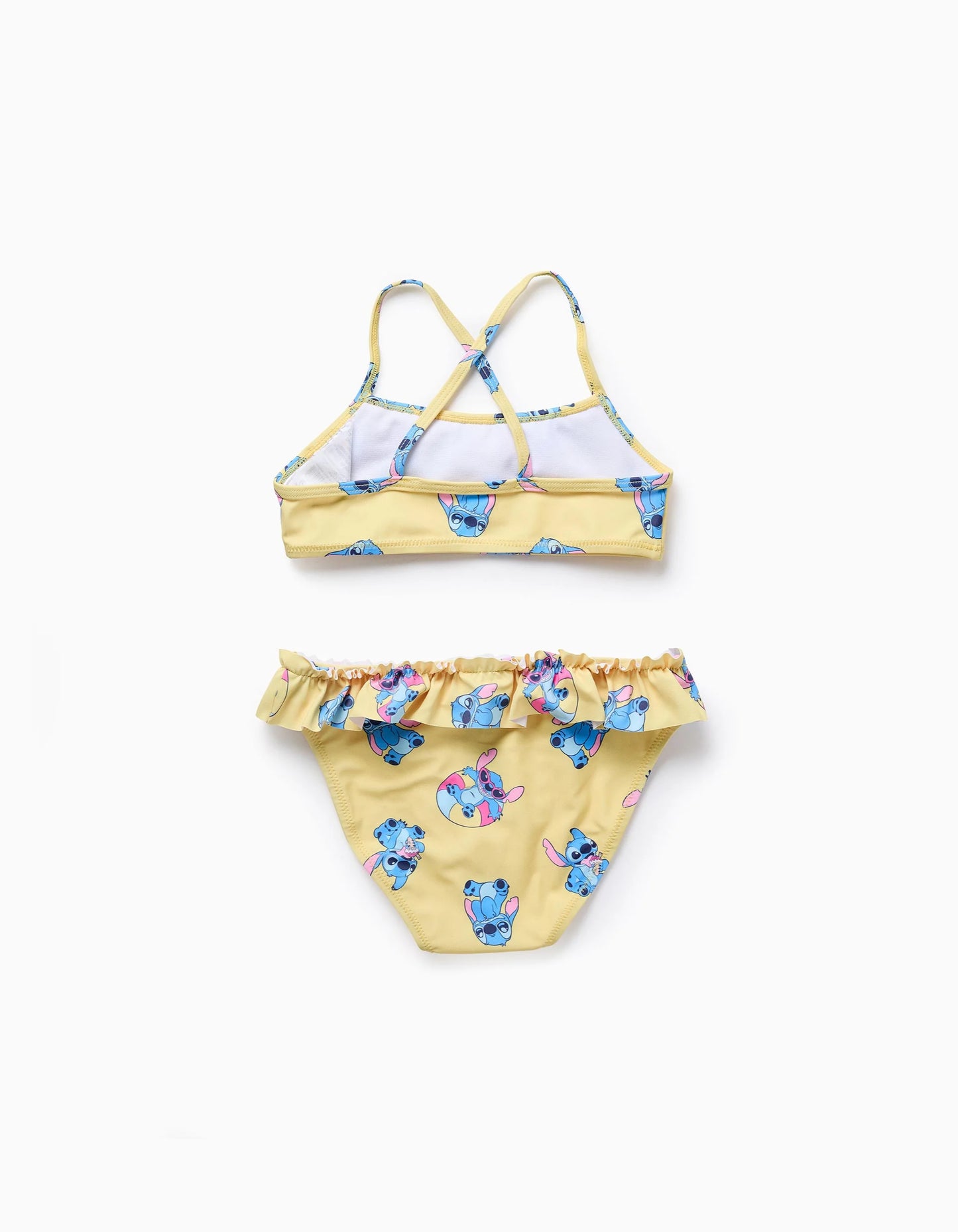 Frilled Bikini for Girls 'Stitch', Yellow