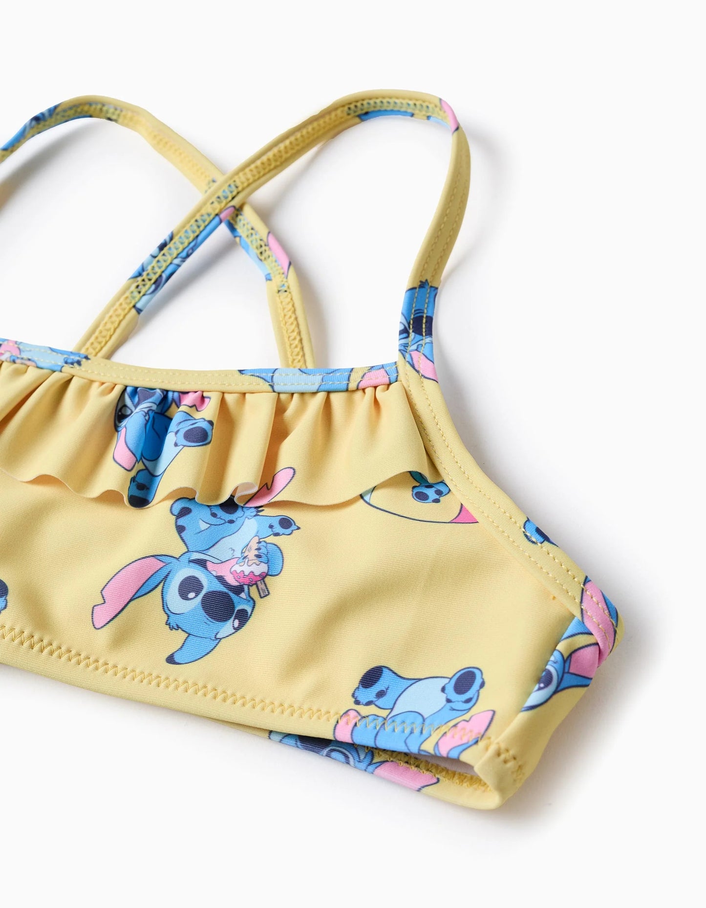 Frilled Bikini for Girls 'Stitch', Yellow