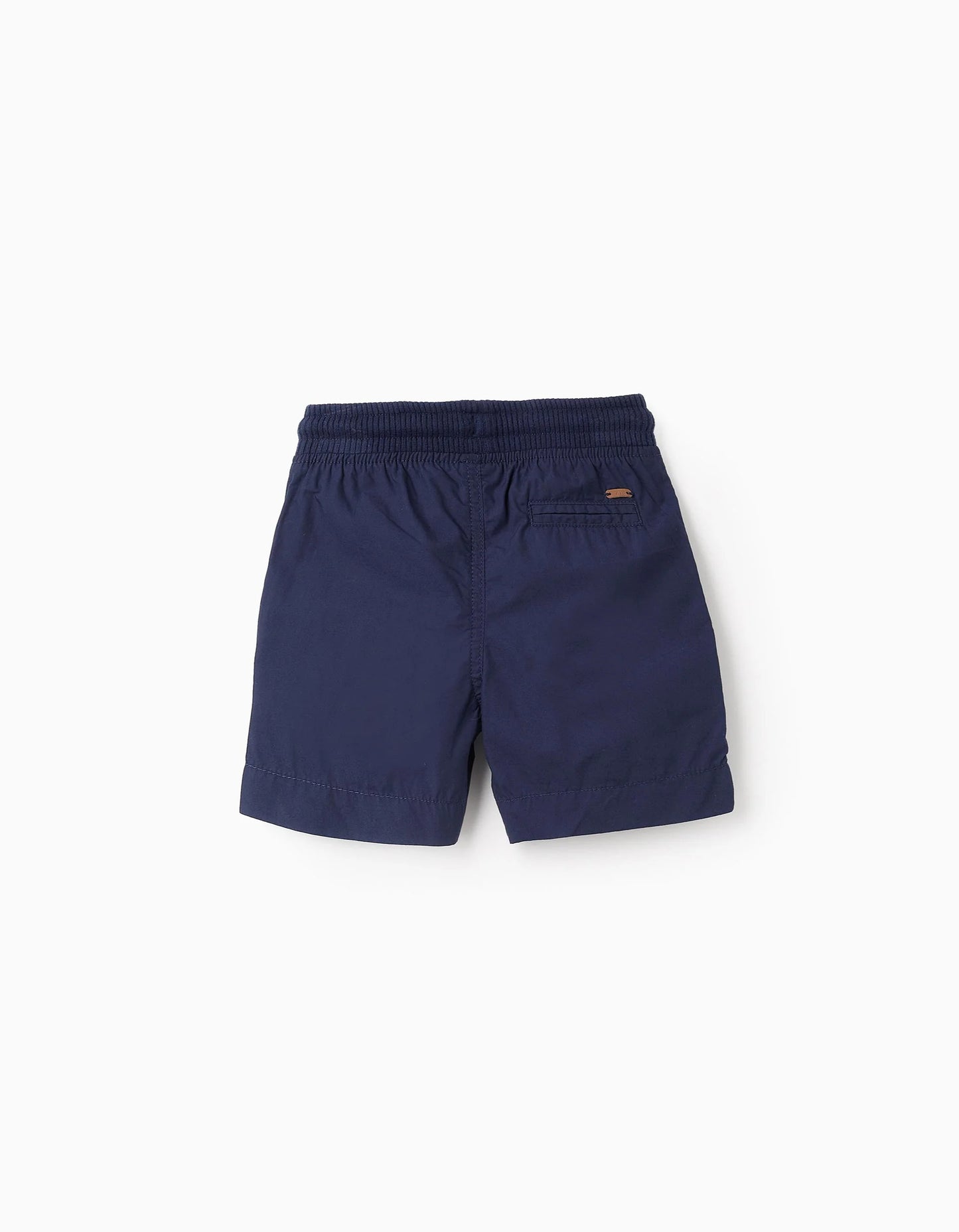 Poplin Shorts for Baby Boys, Dark Blue
