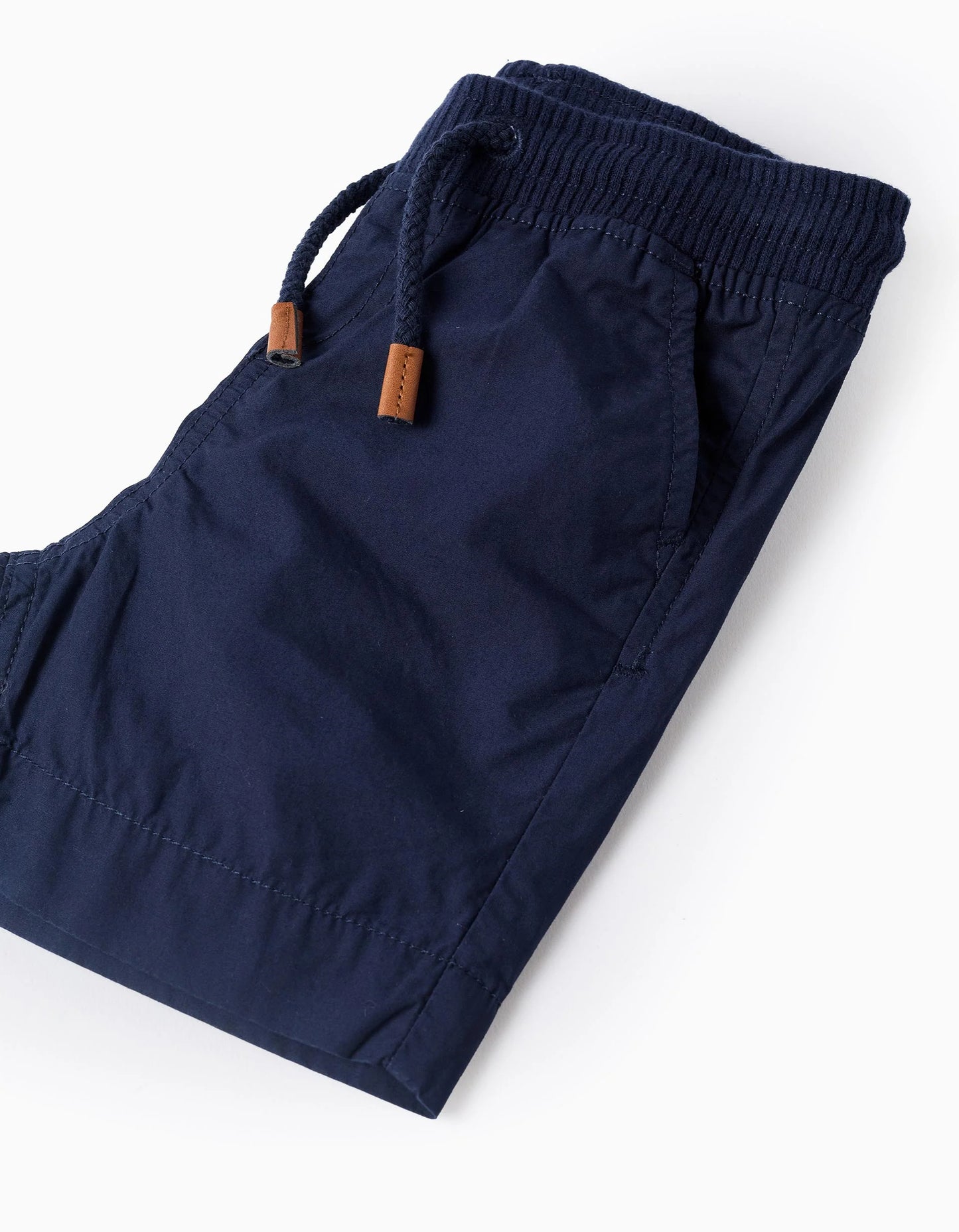 Poplin Shorts for Baby Boys, Dark Blue