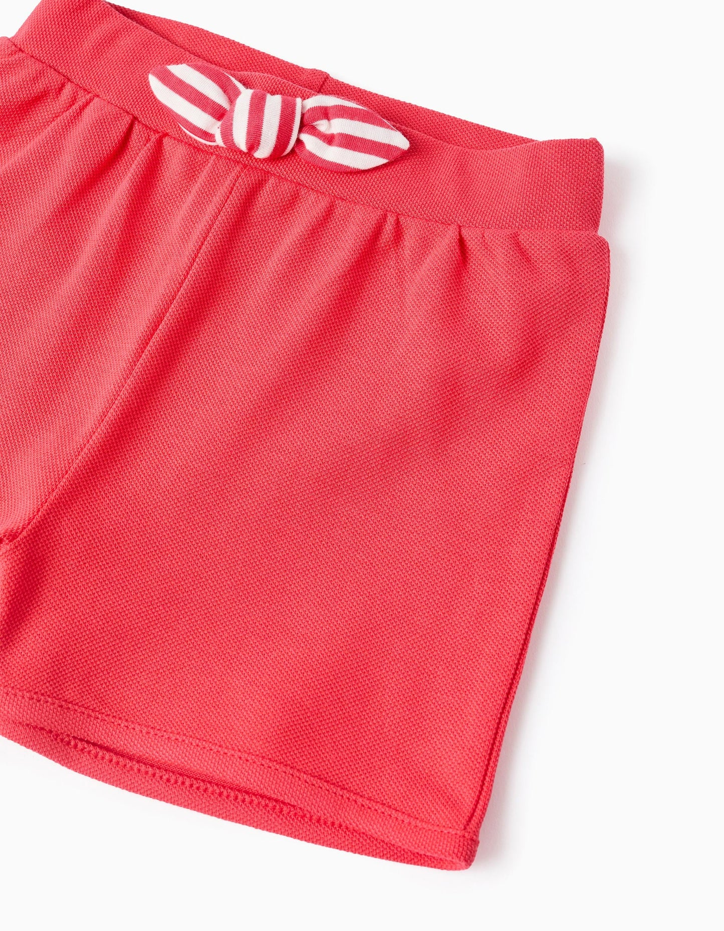 T-shirt + Shorts with Bow for Baby Girls 'Minnie', White/Red