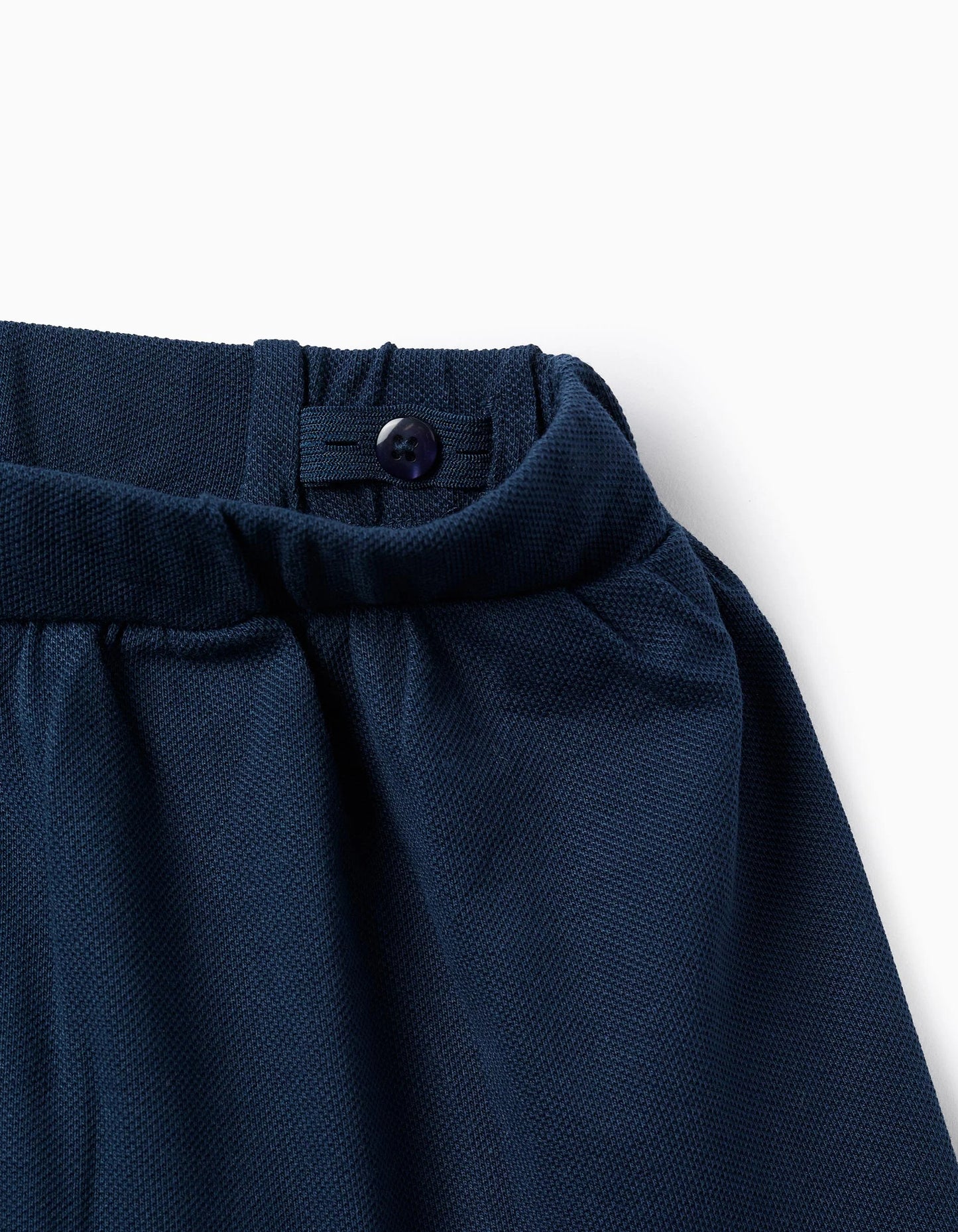 Skort in Cotton Piqué for Baby Girls 'Minnie', Dark Blue