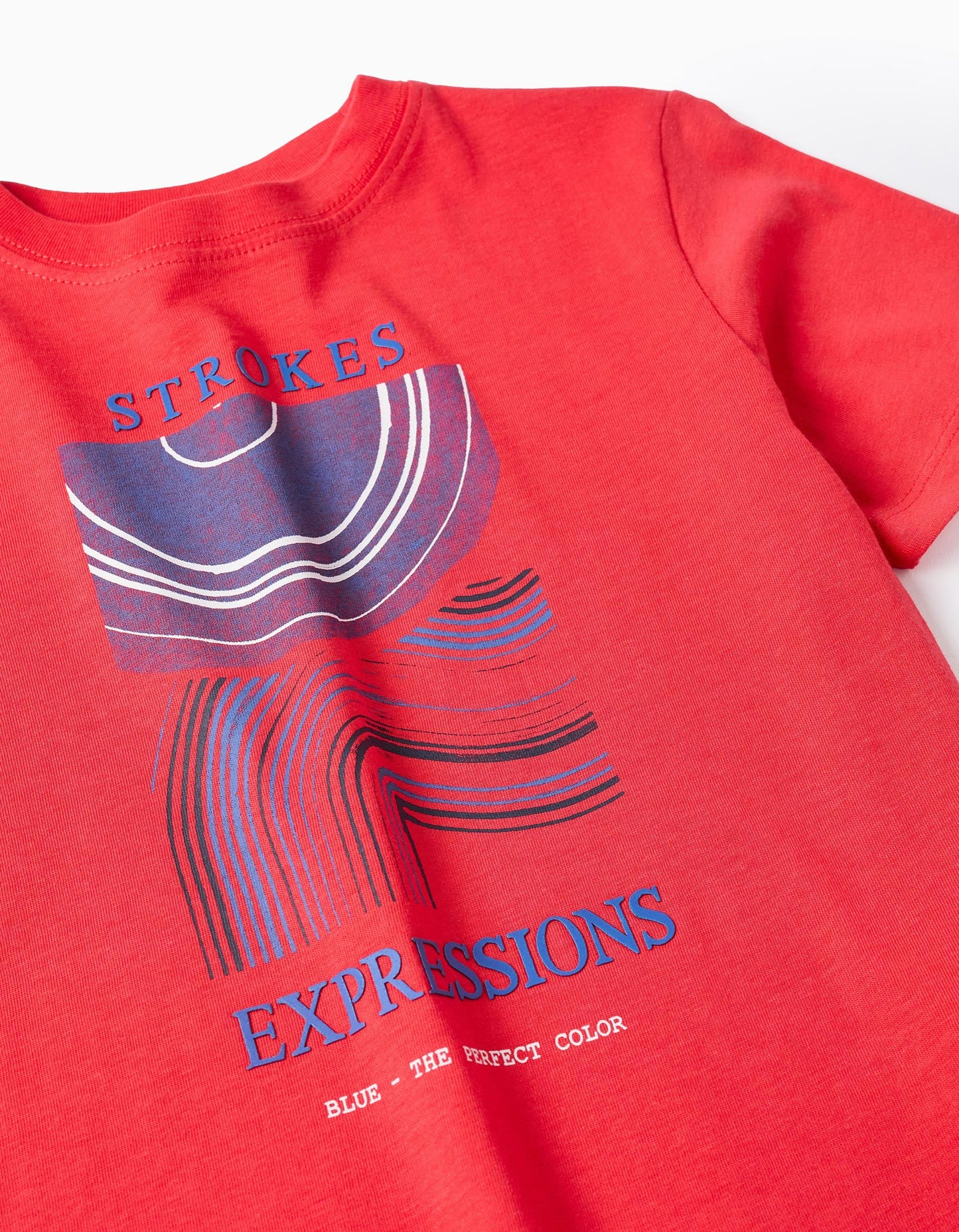 T-shirt for Boys 'Strokes', Red