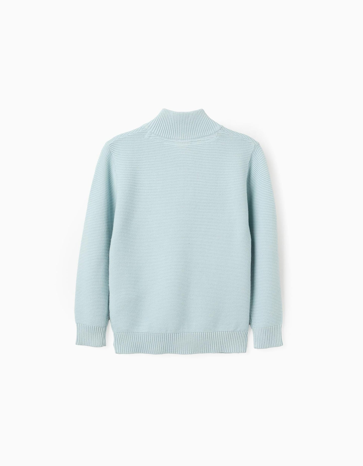Jumper with High Neck for Boys, Light Blue