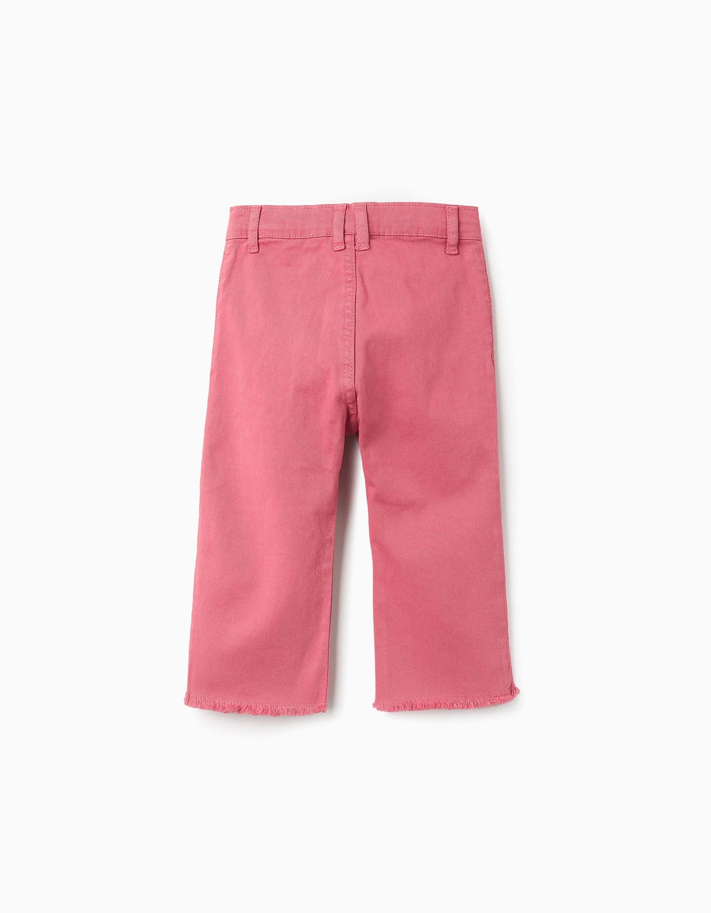 Trousers with Cross-Stitch Details for Baby Girls, Pink