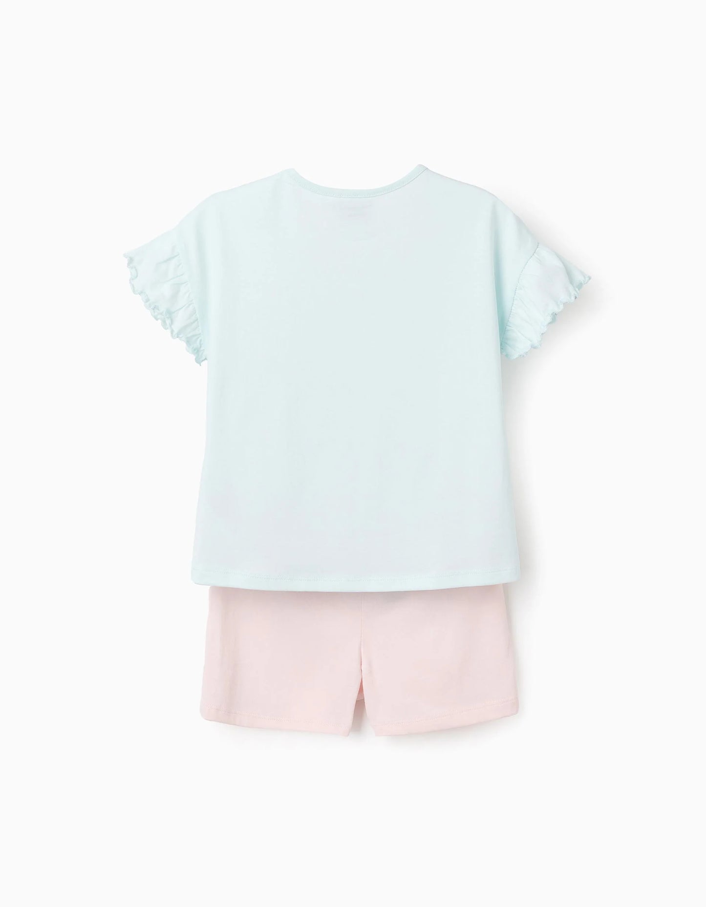 Short Cotton Pyjama Set for Girls 'Hello Kitty', Pink/Blue