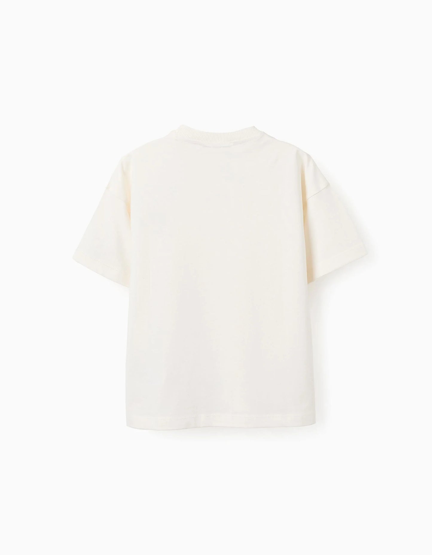 Cotton T-shirt for Boys 'Pikachu', White
