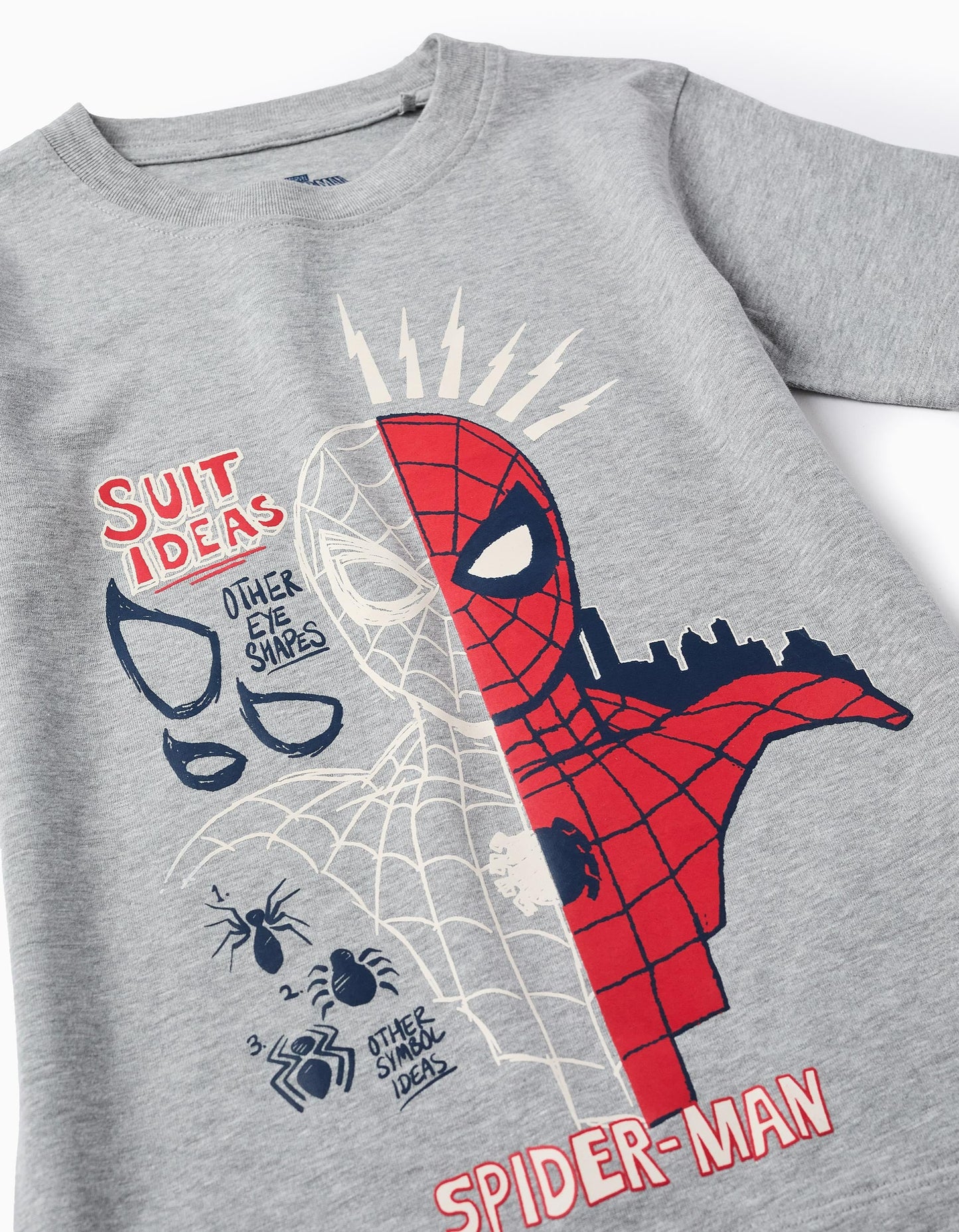T-shirt for Boys 'Spider-Man', Grey