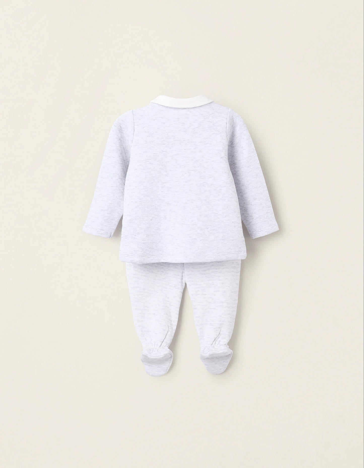 Sweatshirt + Trousers for Newborns 'King Mouse', Grey