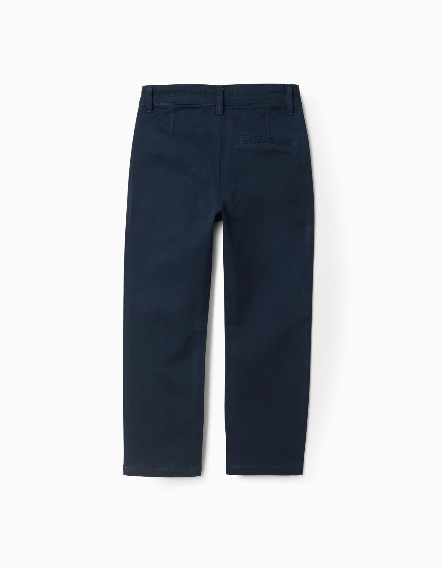 Twill Chino Trousers for Boys 'Slim Fit', Dark Blue
