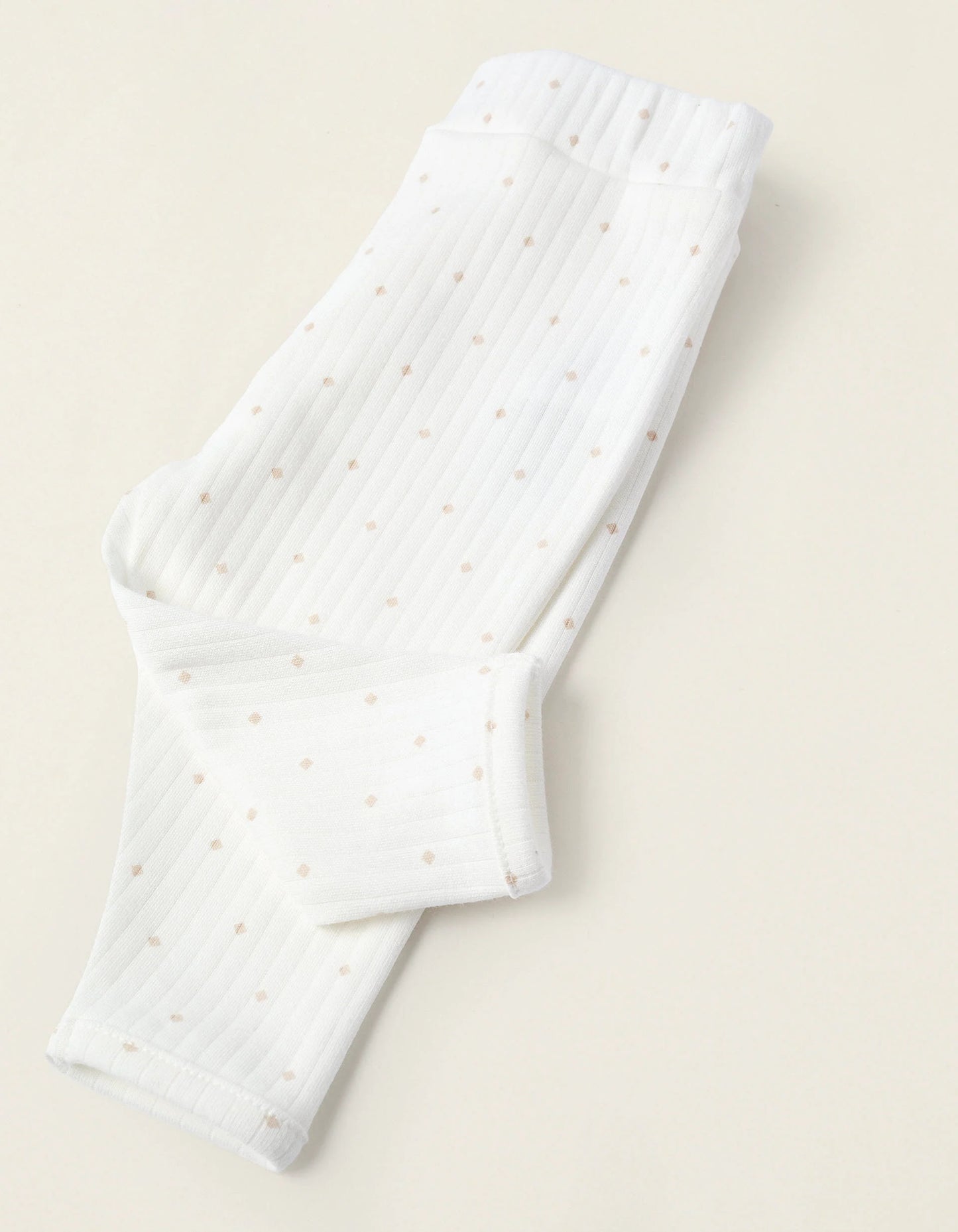 2-Piece Set Ribbed for Newborn Girls 'Peek-a-Boo', White