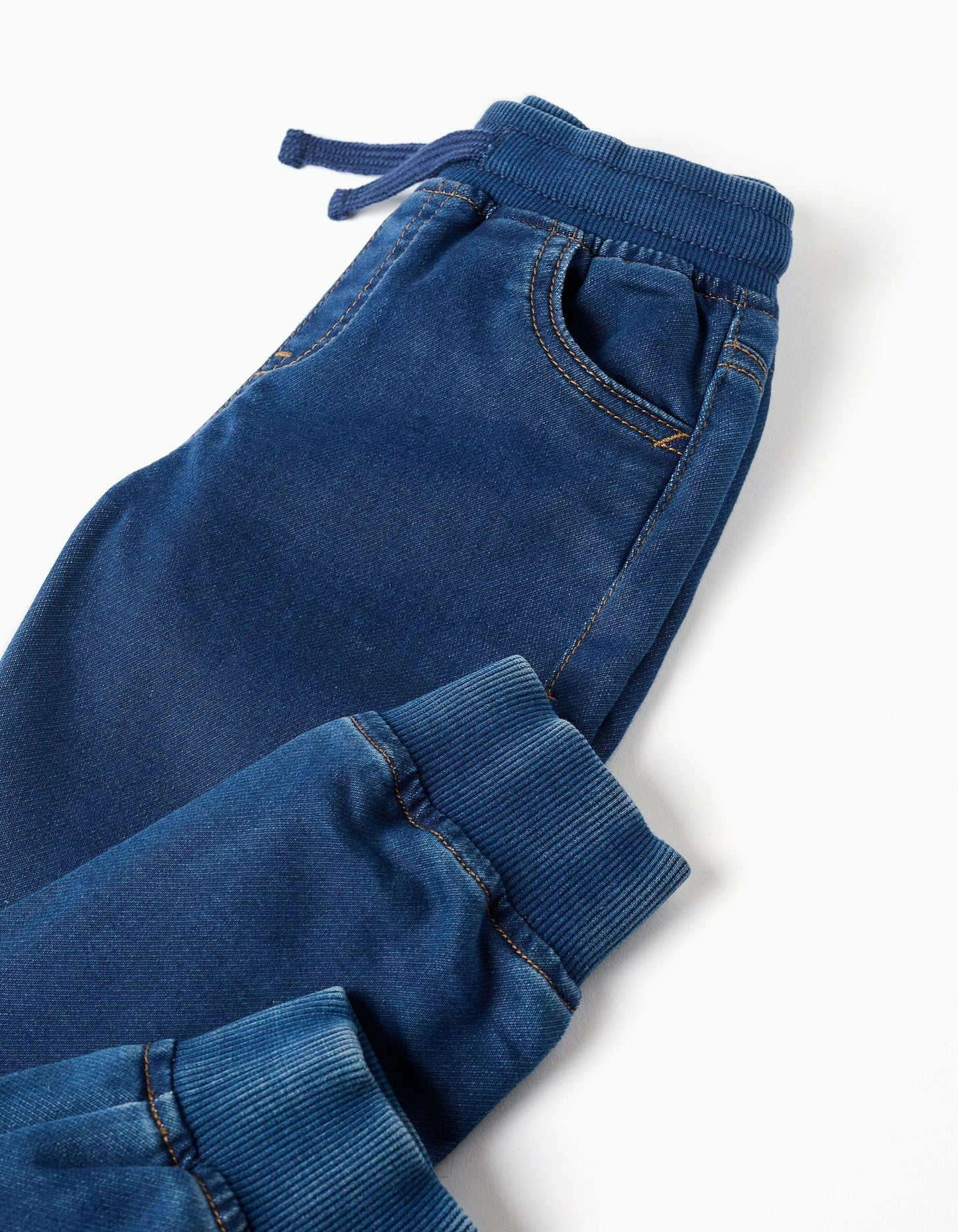Slim Joggers Jeans for Boys, Dark Blue
