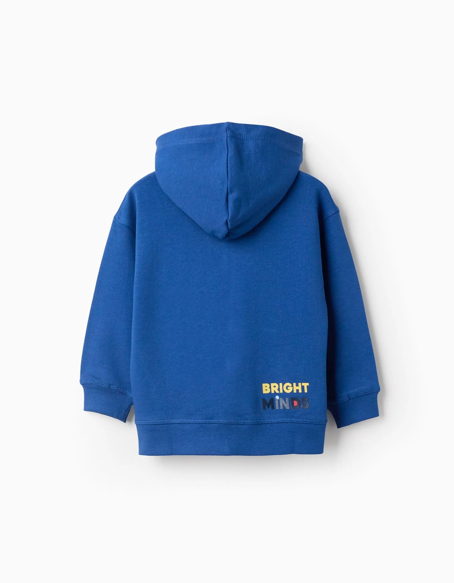 Hooded Cotton Jacket for Boys 'Bold Lines', Blue