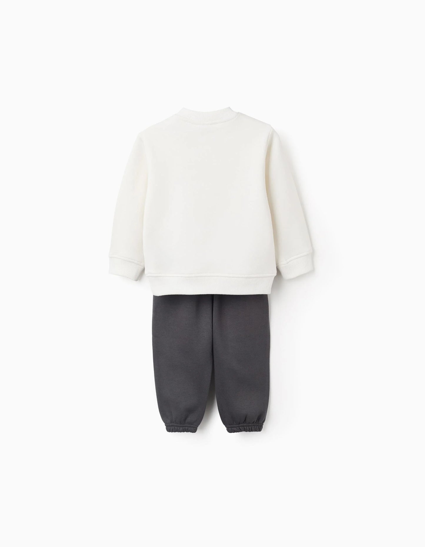 Brushed Tracksuit for Boys 'Friends', White/Grey