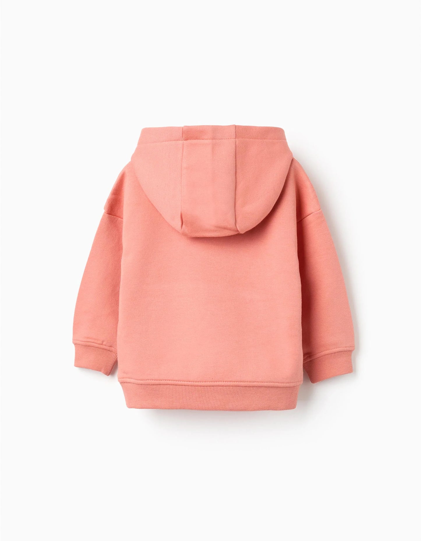 Hooded Sweatshirt with 'Abstract Friends' Print for Baby Boys, Orange