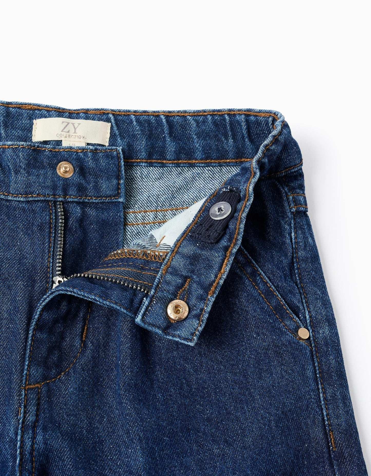 Jeans for Girls 'Wide Leg', Dark Blue