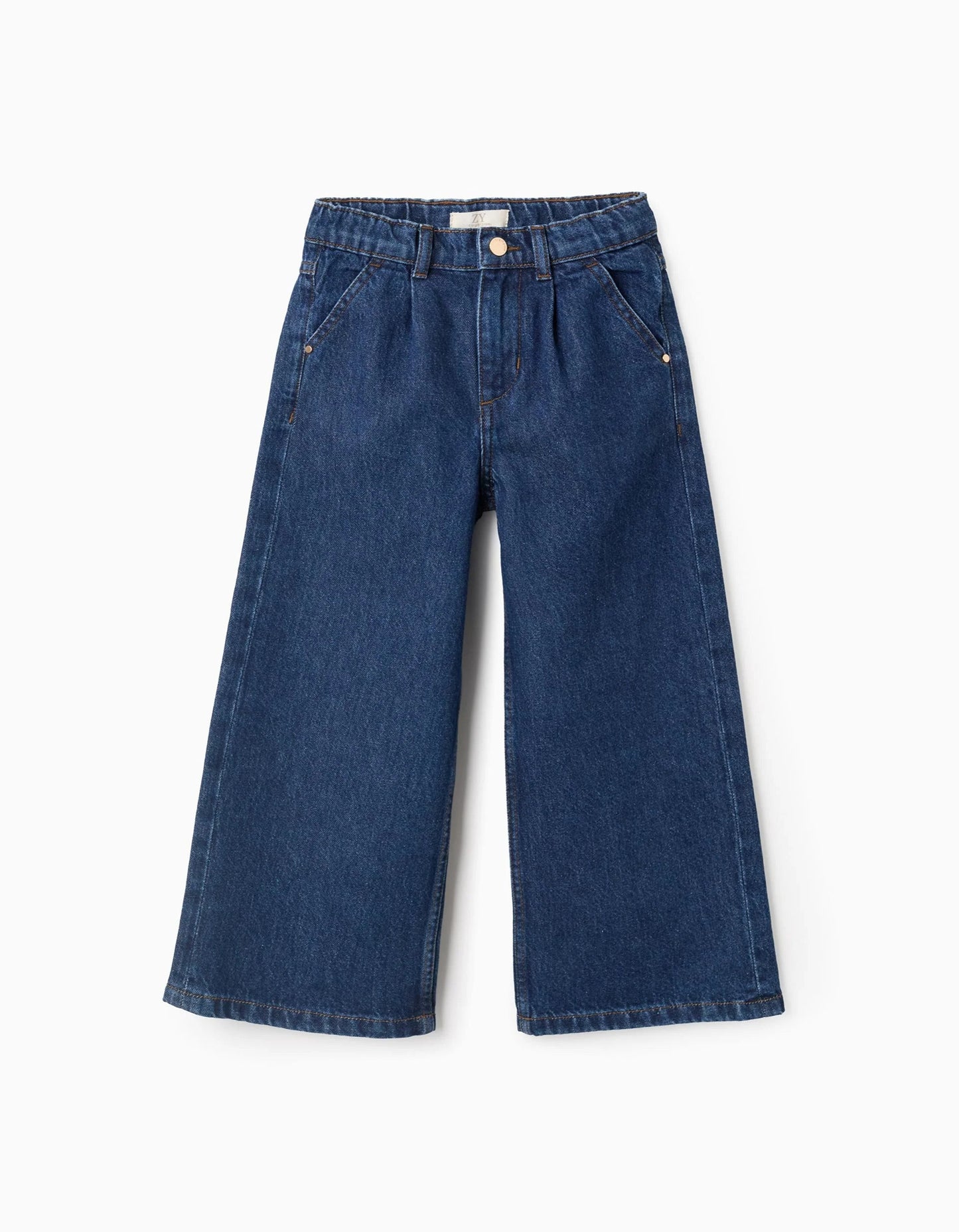 Jeans for Girls 'Wide Leg', Dark Blue