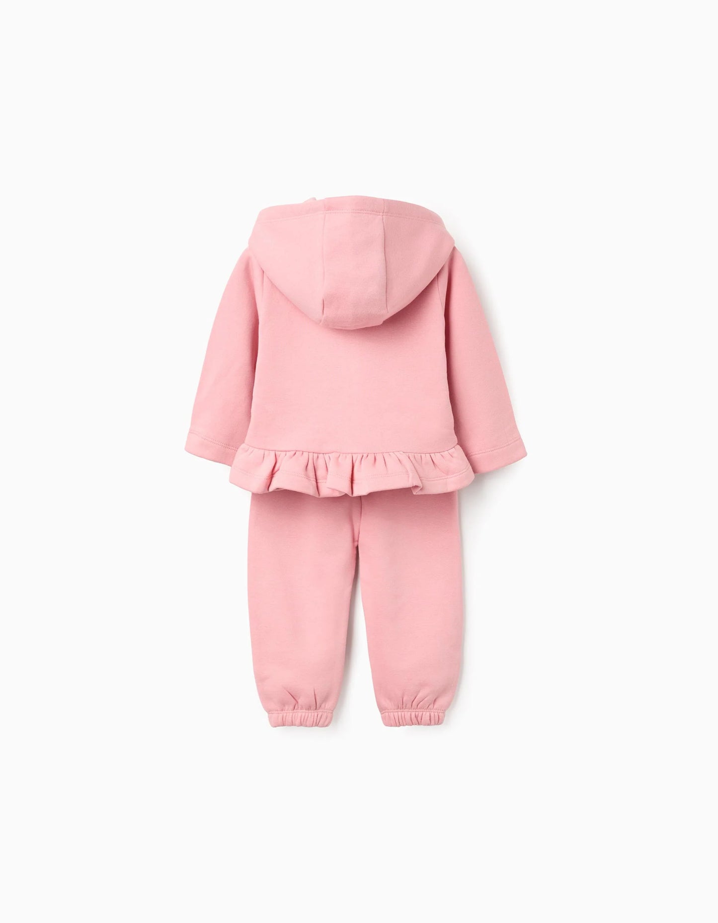 3-Piece Tracksuit Set for Baby Girls, Pink/White