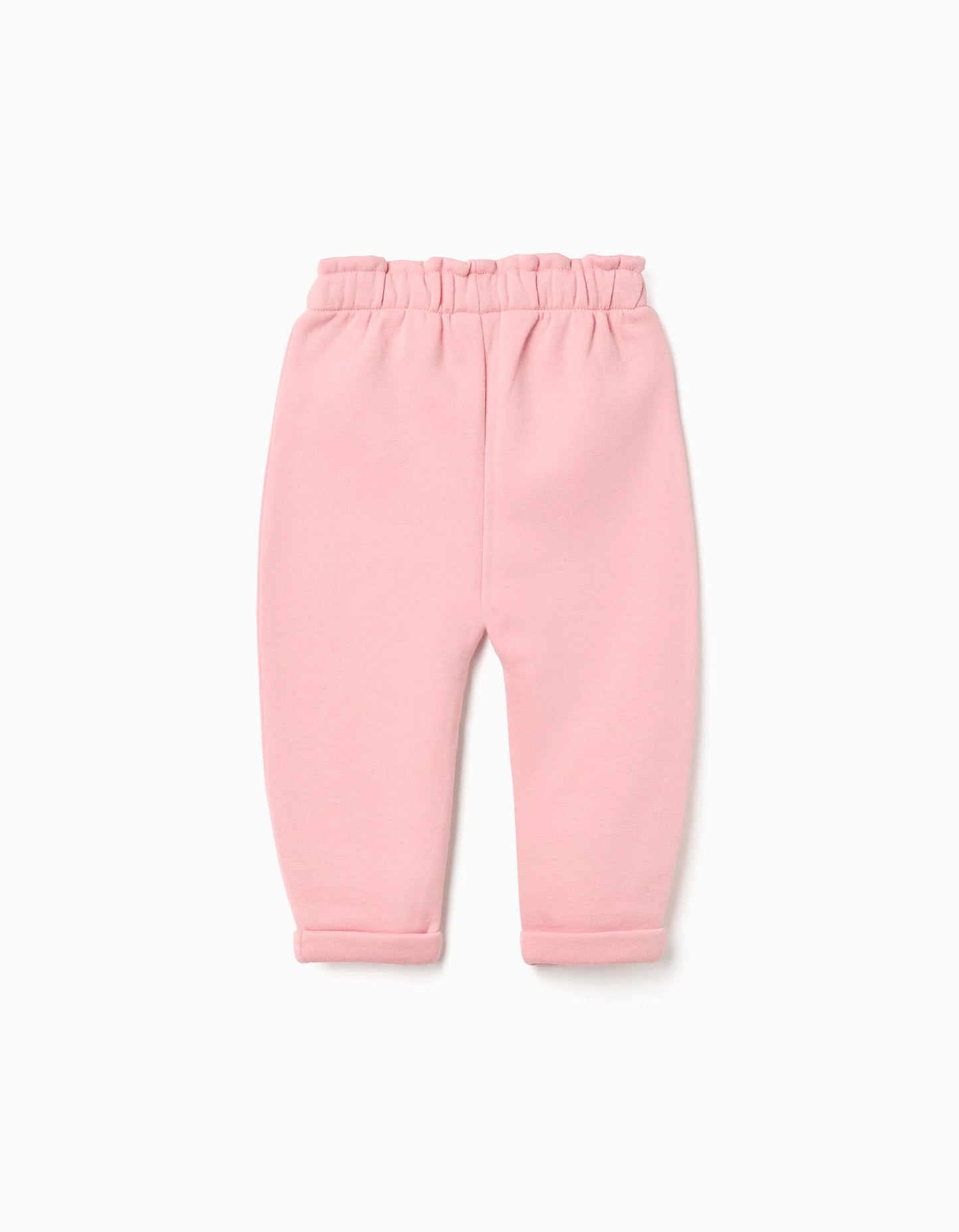 Brushed Joggers for Baby Girls, Pink