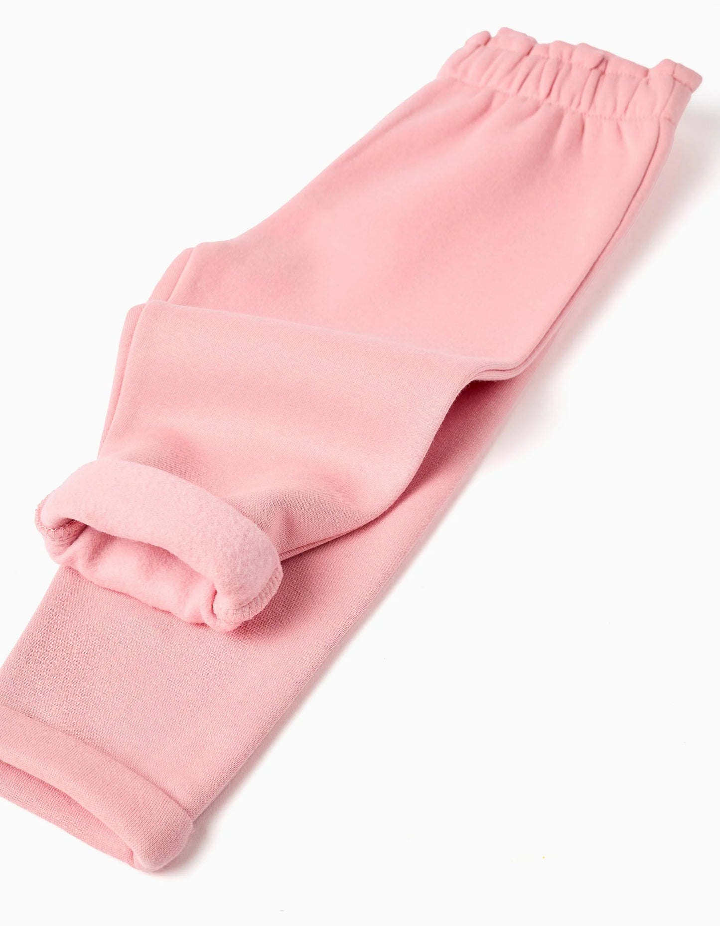 Brushed Joggers for Baby Girls, Pink