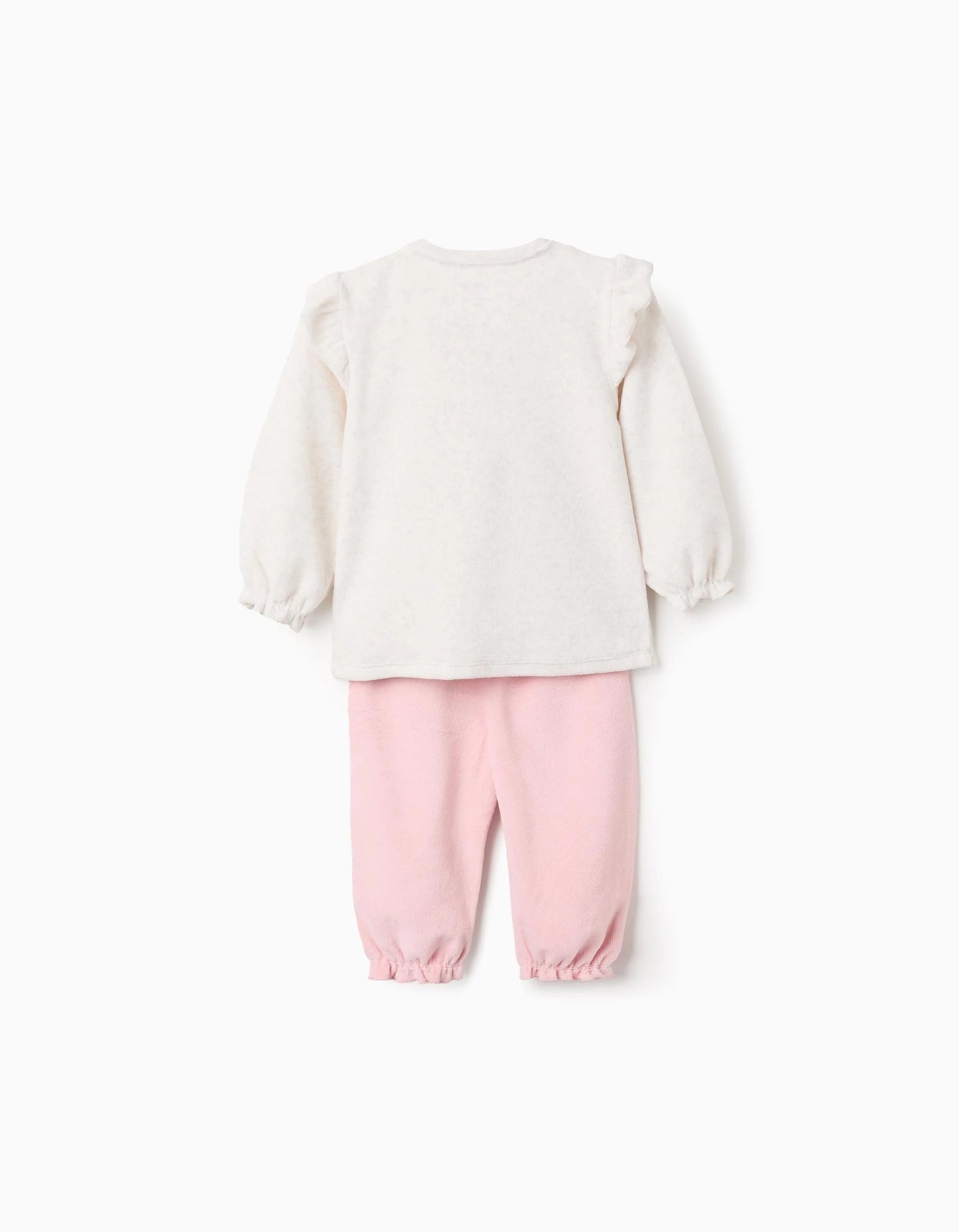 Velour Pyjama for Baby Girls 'Bambi & Thumper', Beige/Pink