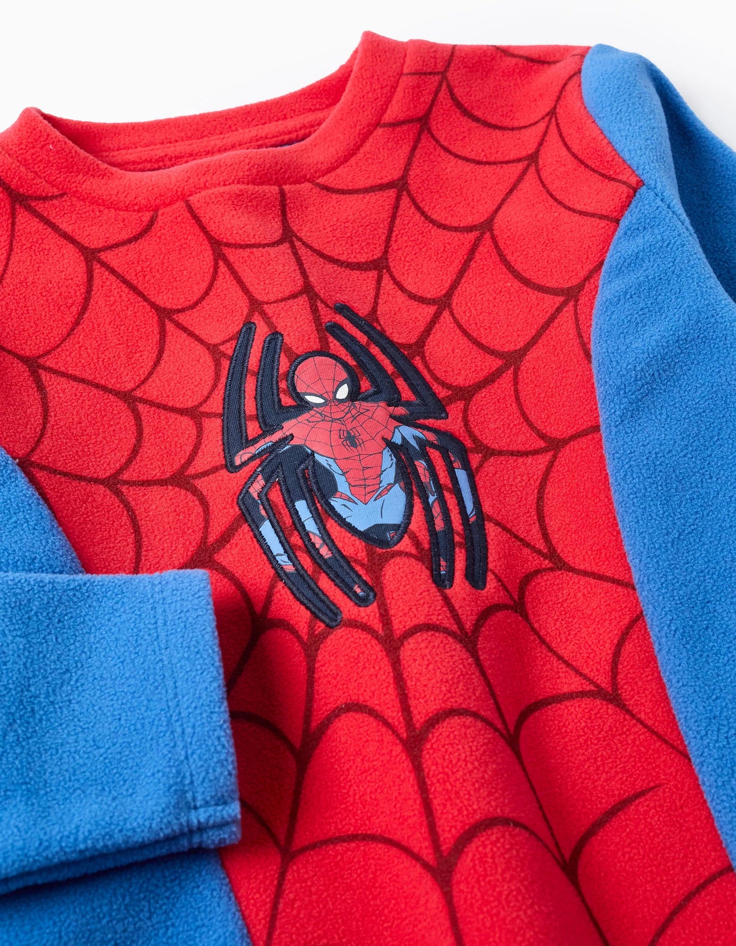 Polar Fleece Pyjamas for Boys 'Spiderman', Blue/Red