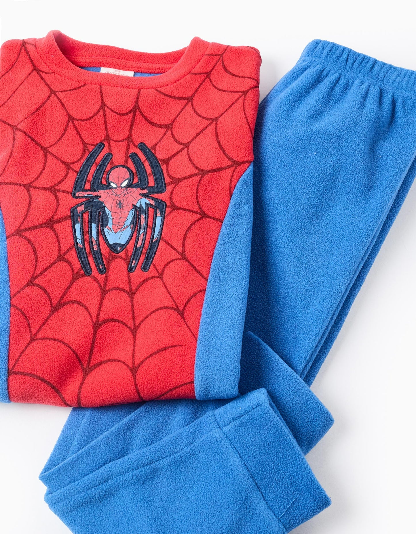 Polar Fleece Pyjamas for Boys 'Spiderman', Blue/Red