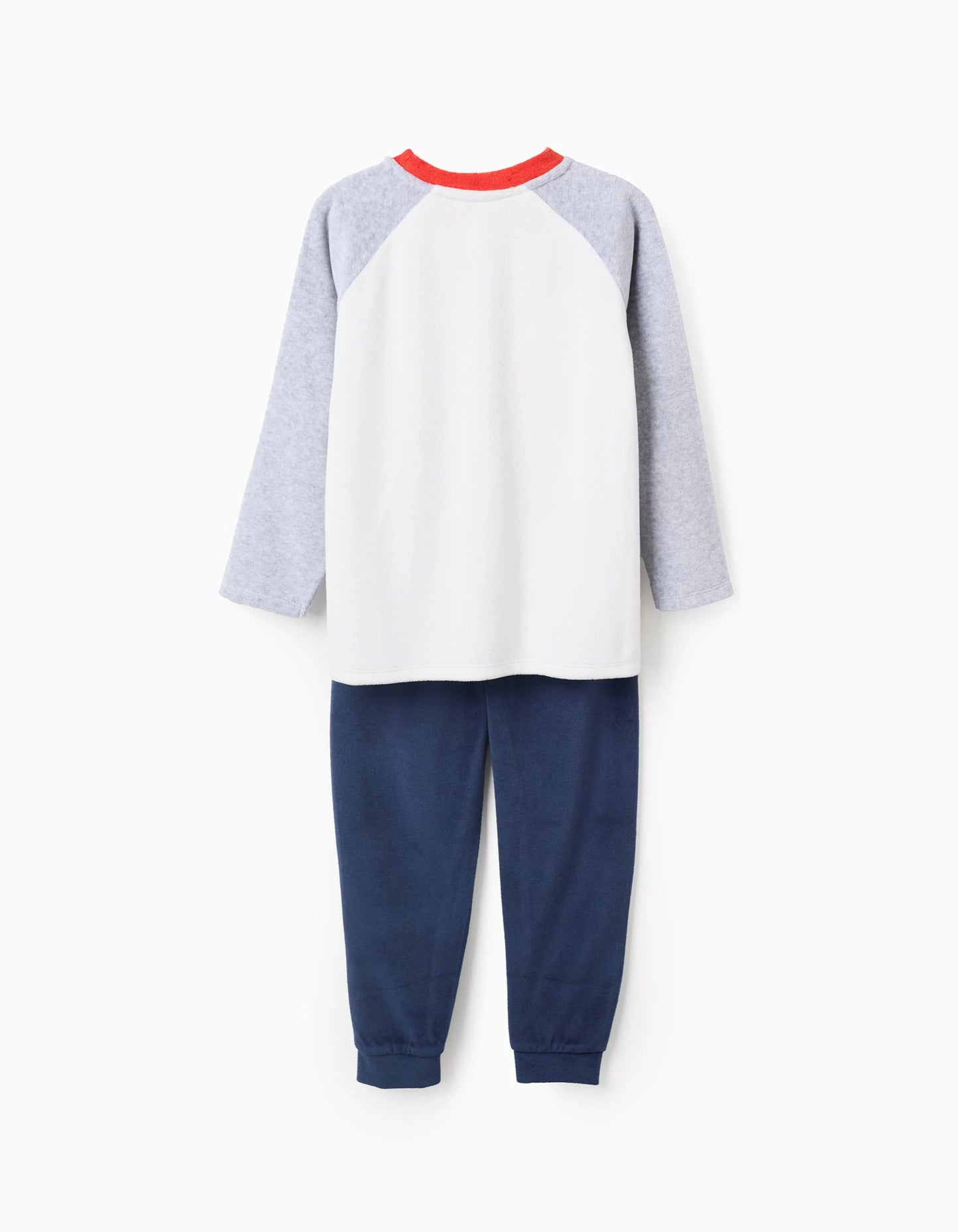 Velour Pyjama for Boys 'Monster of Emotions', Blue/Grey/White