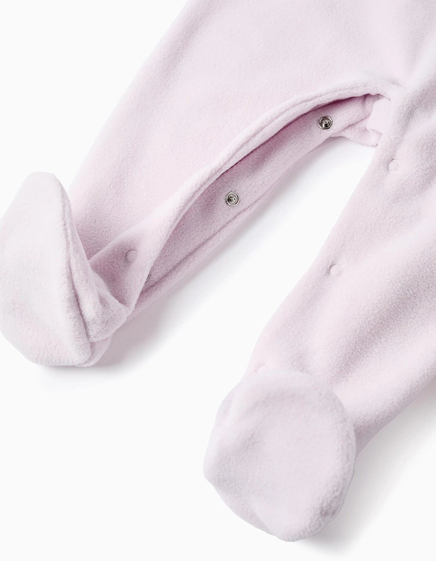 Polar babygrow with embroidery 'Emotions' for baby girls, lilac