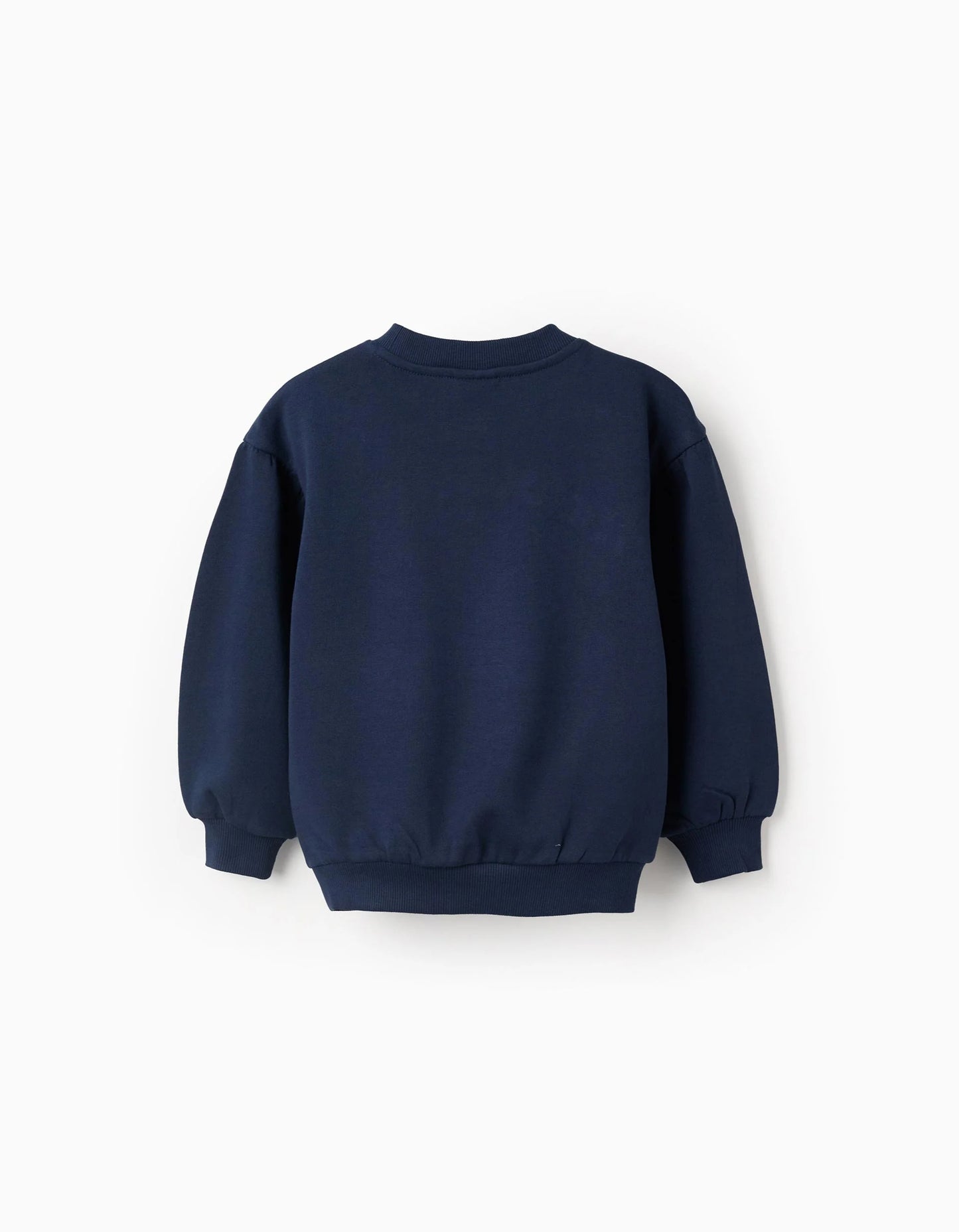 Brushed sweatshirt with Stitch print for girls, dark blue