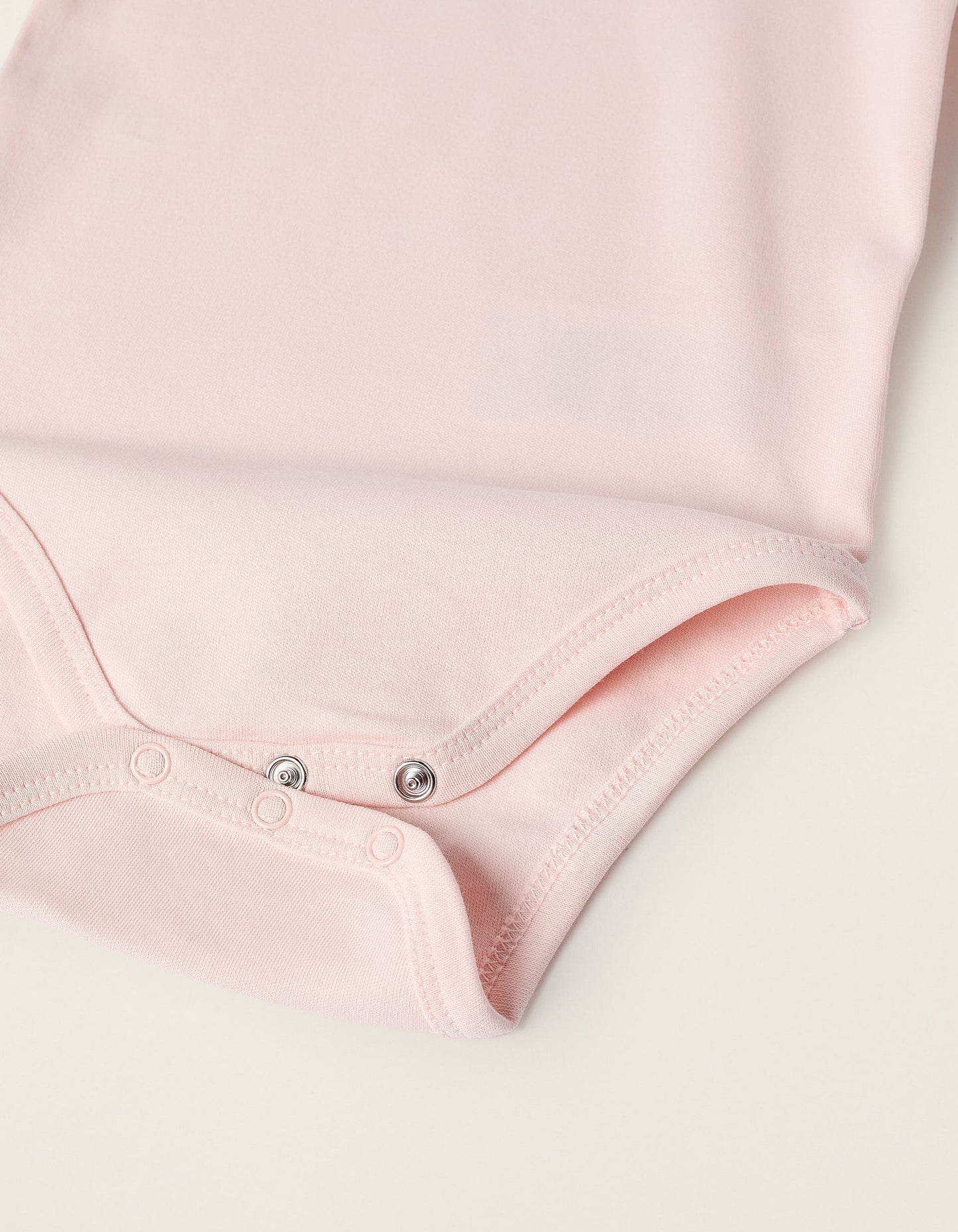 Pack of 2 Cotton Bodysuits for Baby Girls 'Family Love', Pink/White
