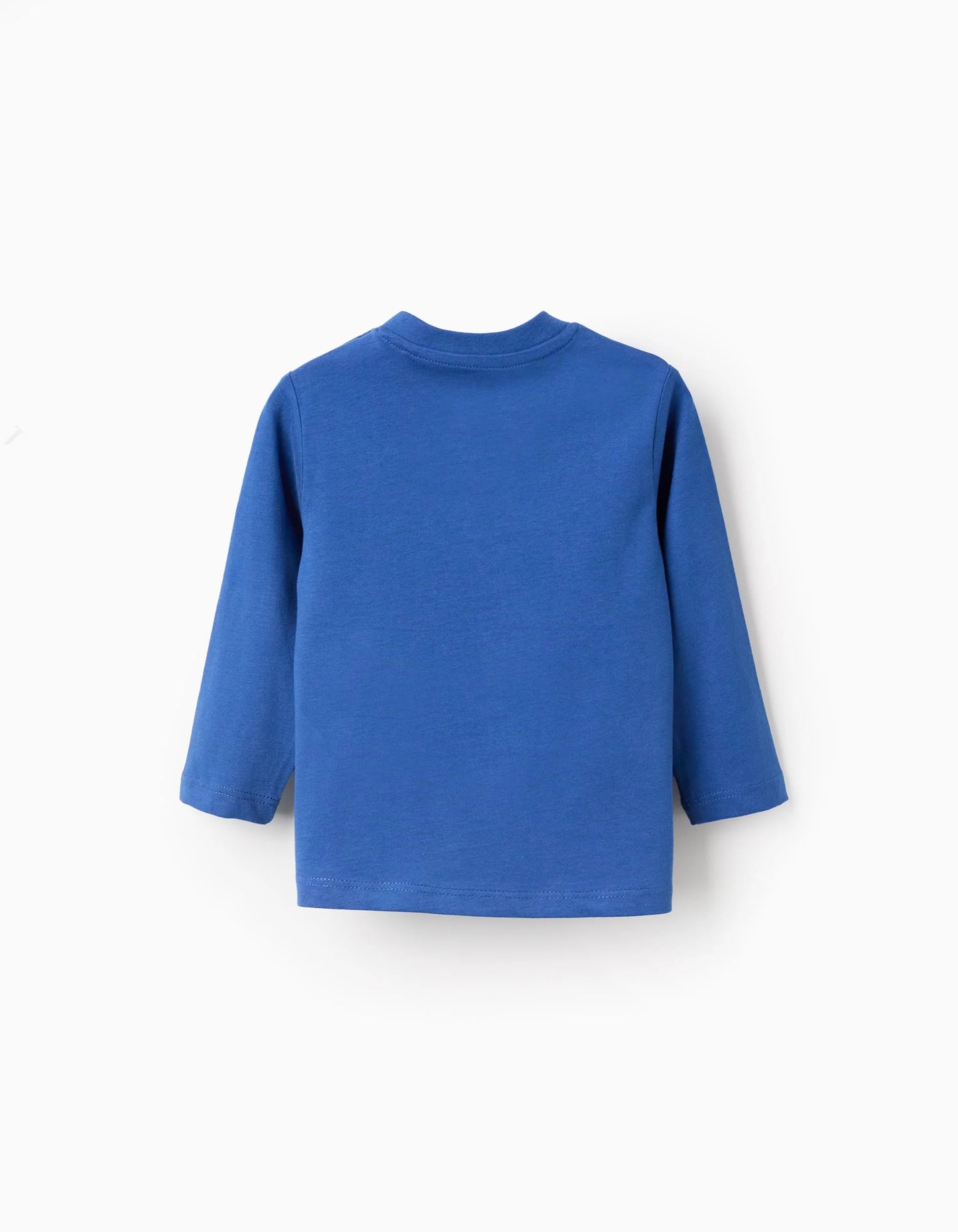Long Sleeve Cotton T-shirt for Baby Boys 'Triango', Blue