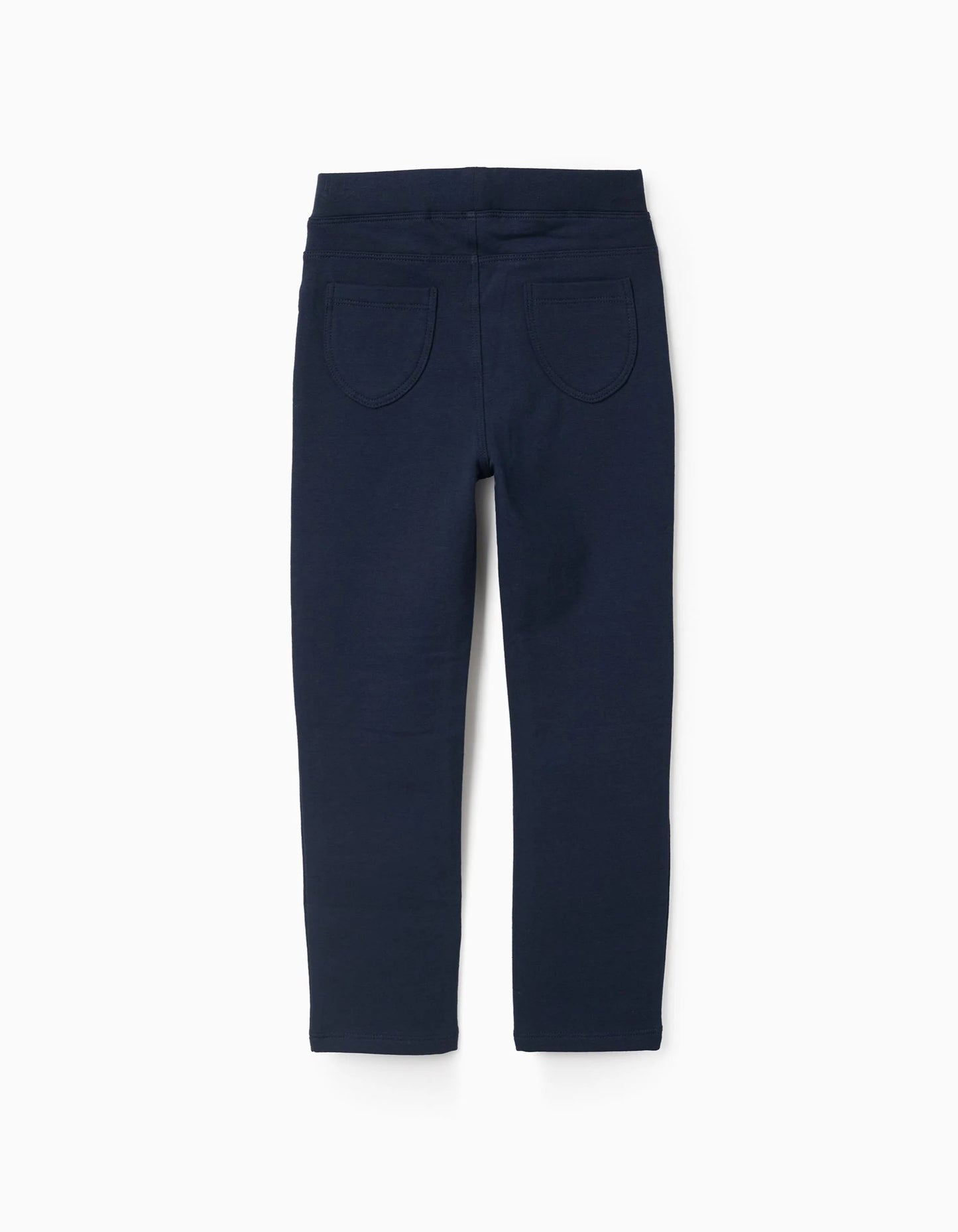 Brushed Jeggings for Girls, Dark Blue