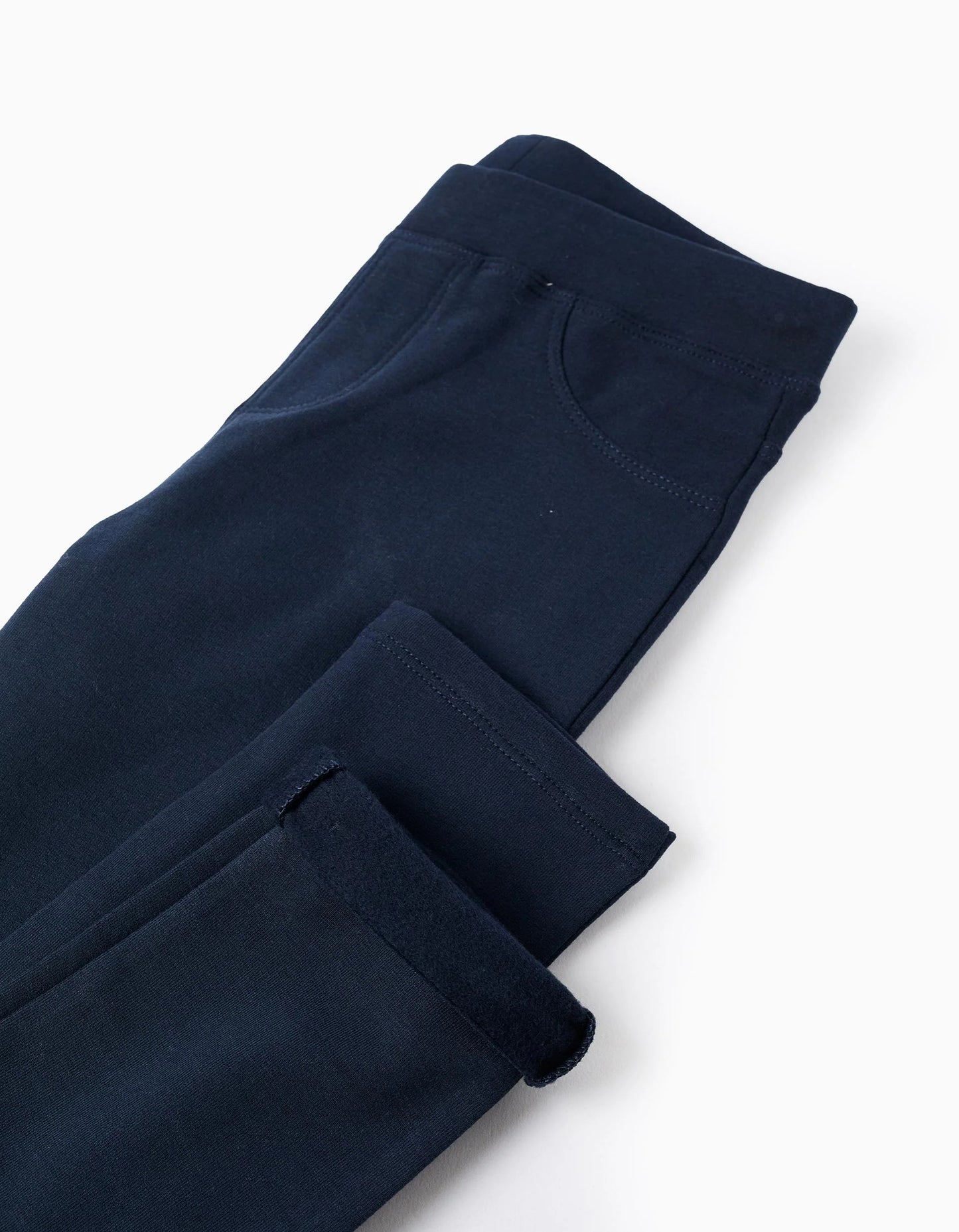 Brushed Jeggings for Girls, Dark Blue