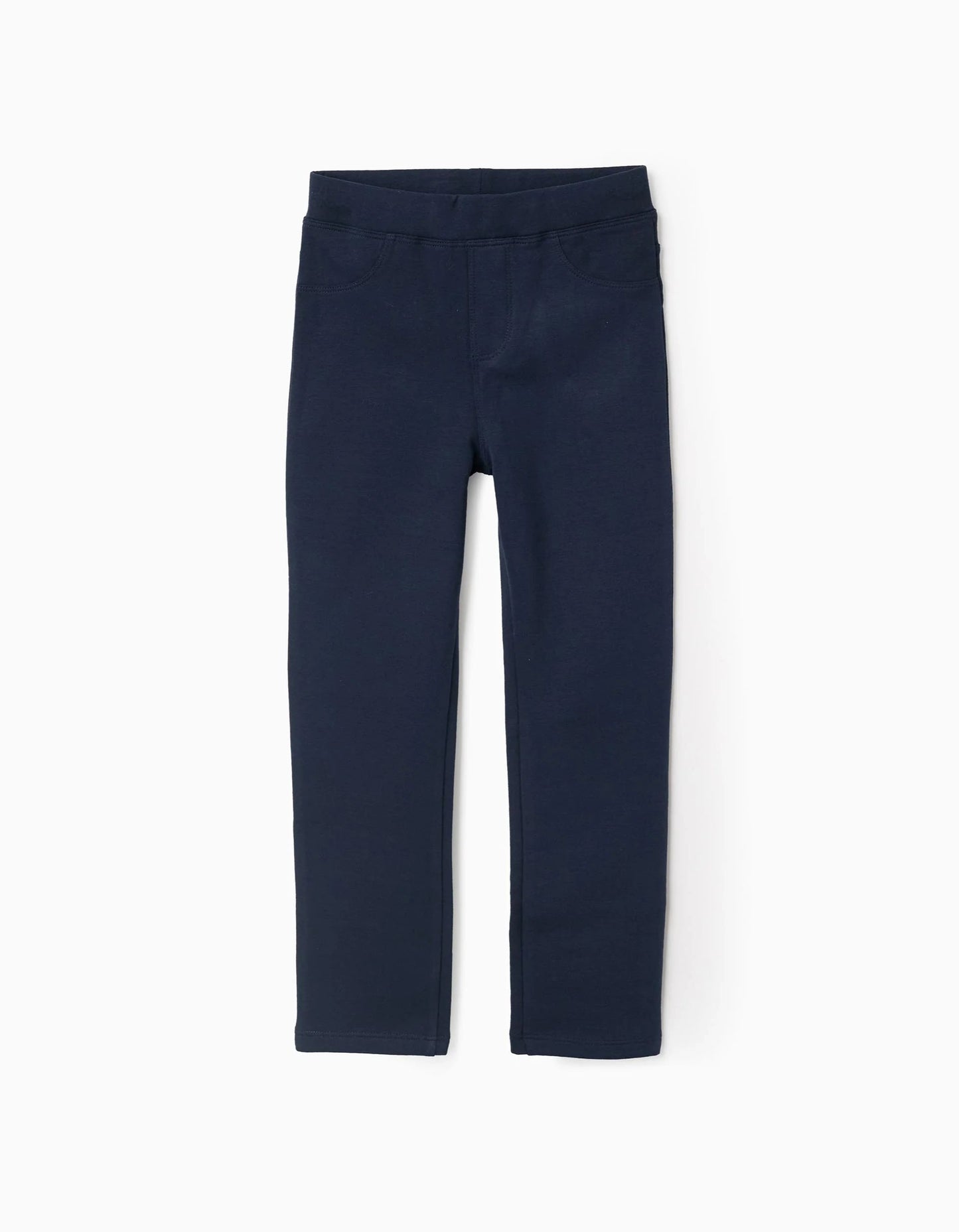 Brushed Jeggings for Girls, Dark Blue