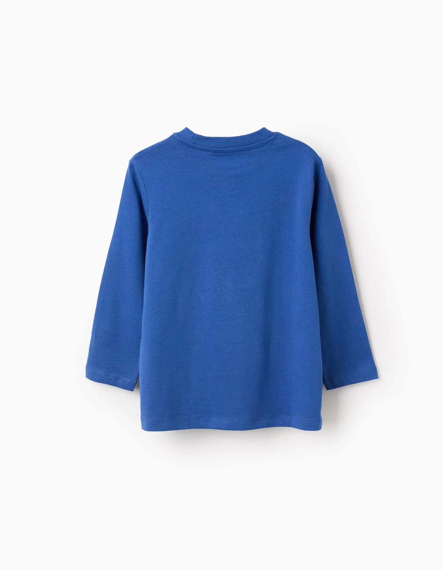 Long Sleeve Cotton T-shirt for Boys 'Art & Design', Blue
