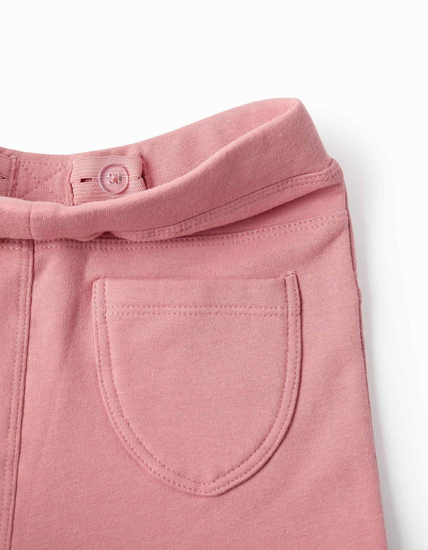 Brushed Flared Jeggings for Girls, Pink