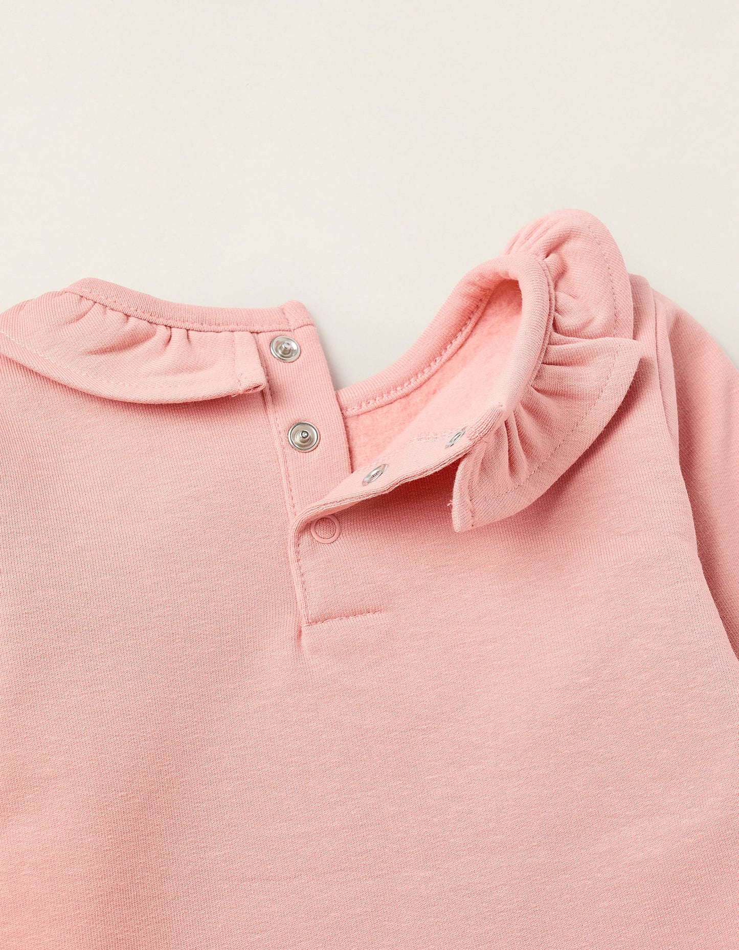 Sweatshirt + Footed Trousers for Newborn Girls 'Play', Pink