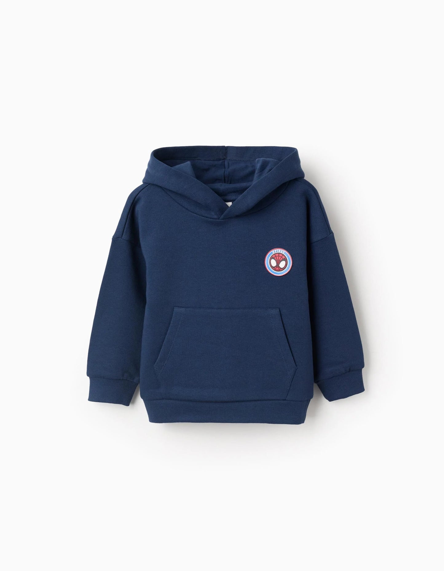 Hooded Sweatshirt for Baby Boys 'Spidey', Dark Blue