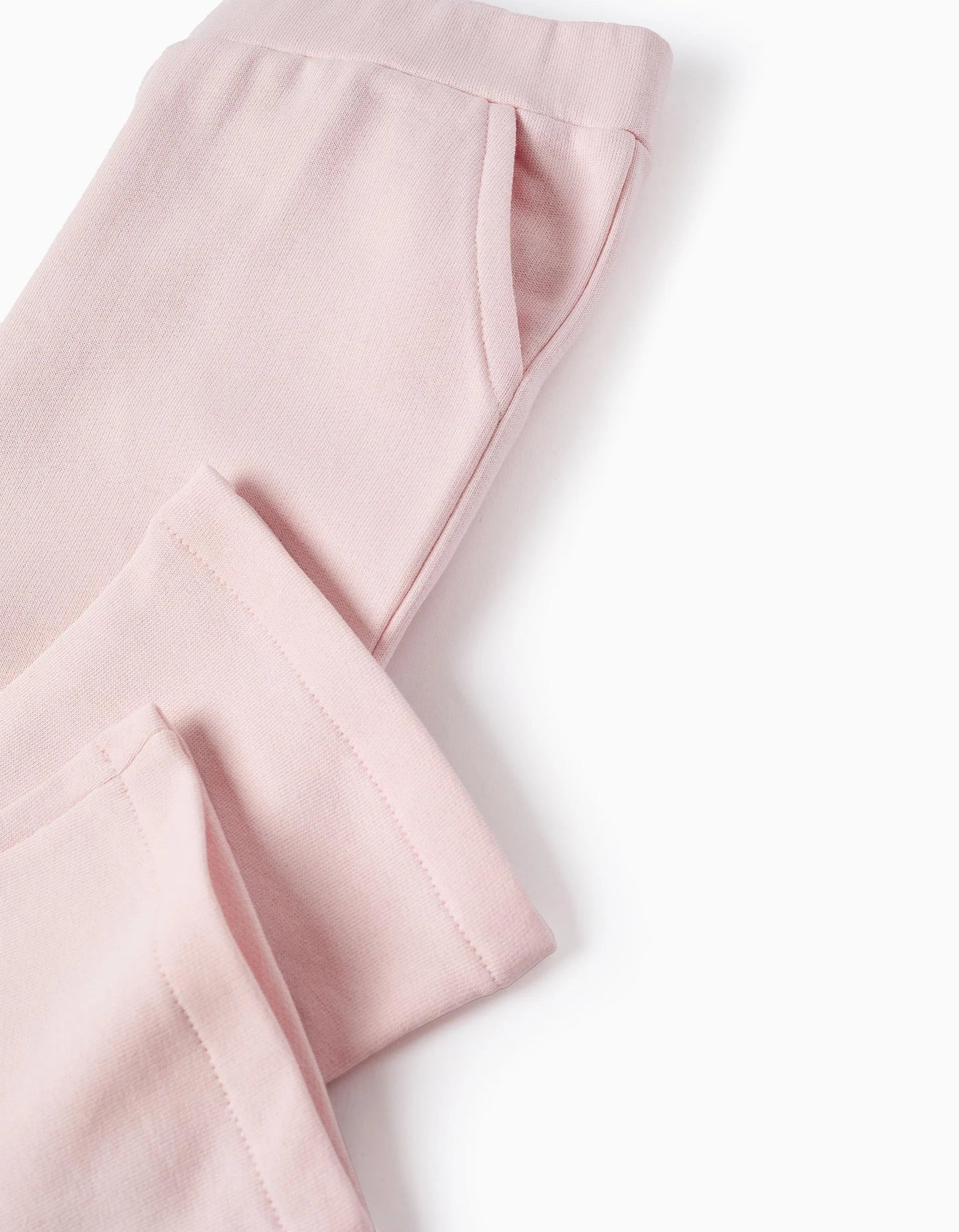 Cotton Tracksuit with Colour Block for Baby Girls 'Minnie', Pink