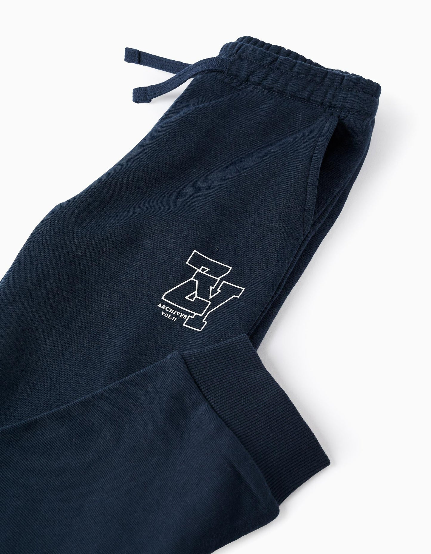 Drawstring Joggers for Boys 'ZY Archives' , Dark Blue