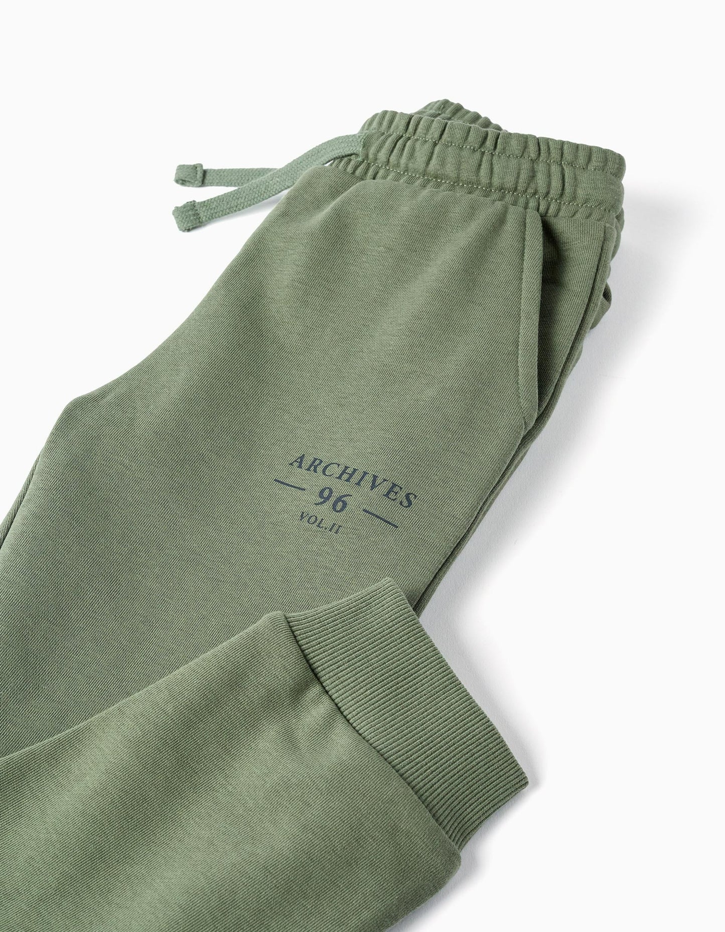 Drawstring Joggers for Boys 'ZY Archives' , Green
