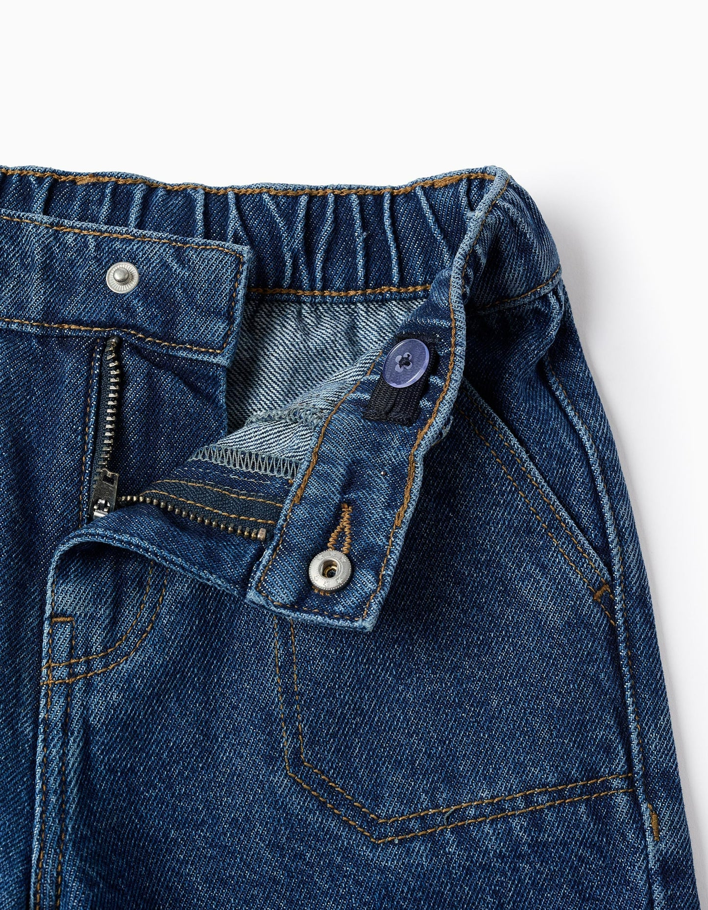Cargo Jeans in Cotton for Boys 'Baggy Fit', Blue