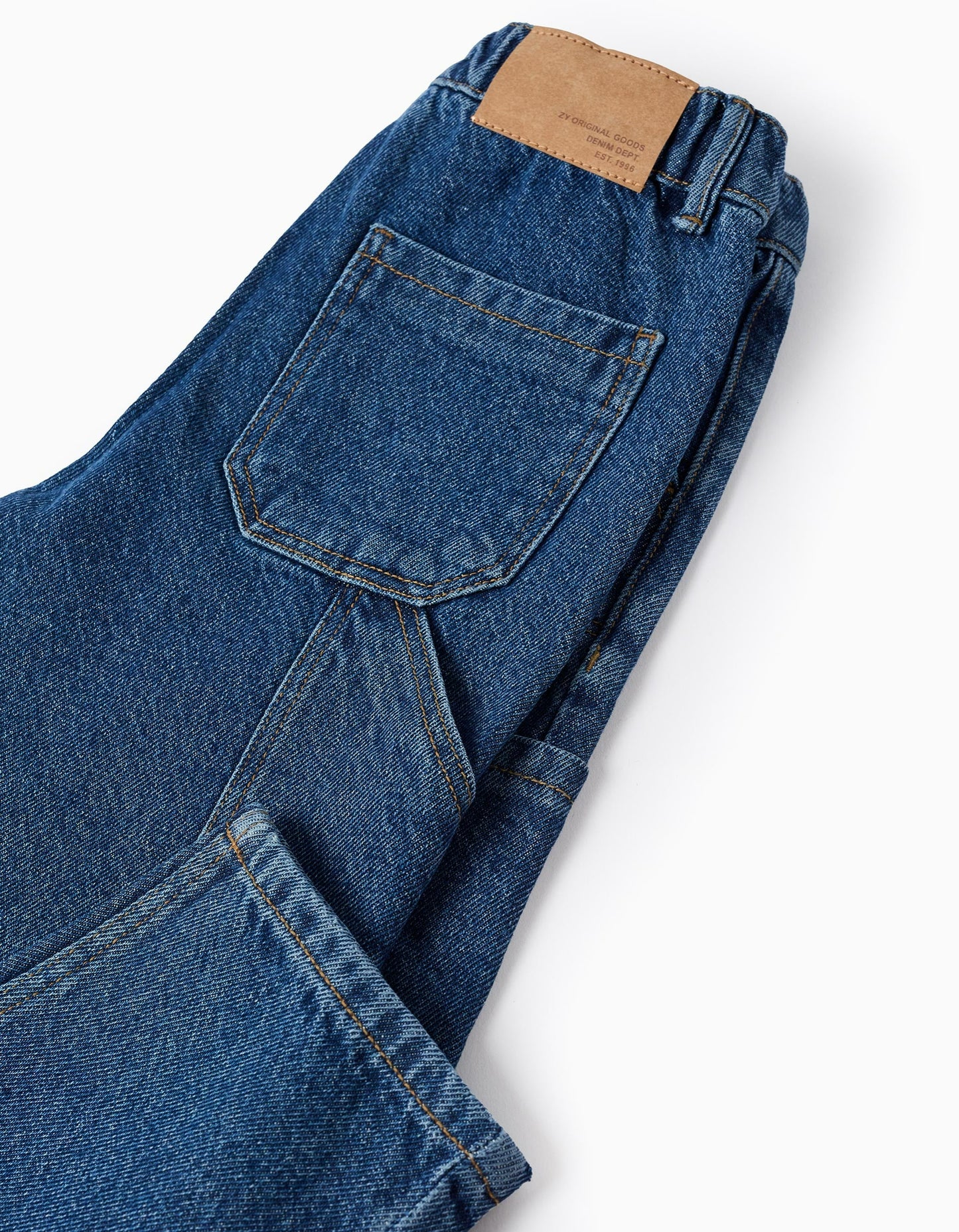 Cargo Jeans in Cotton for Boys 'Baggy Fit', Blue